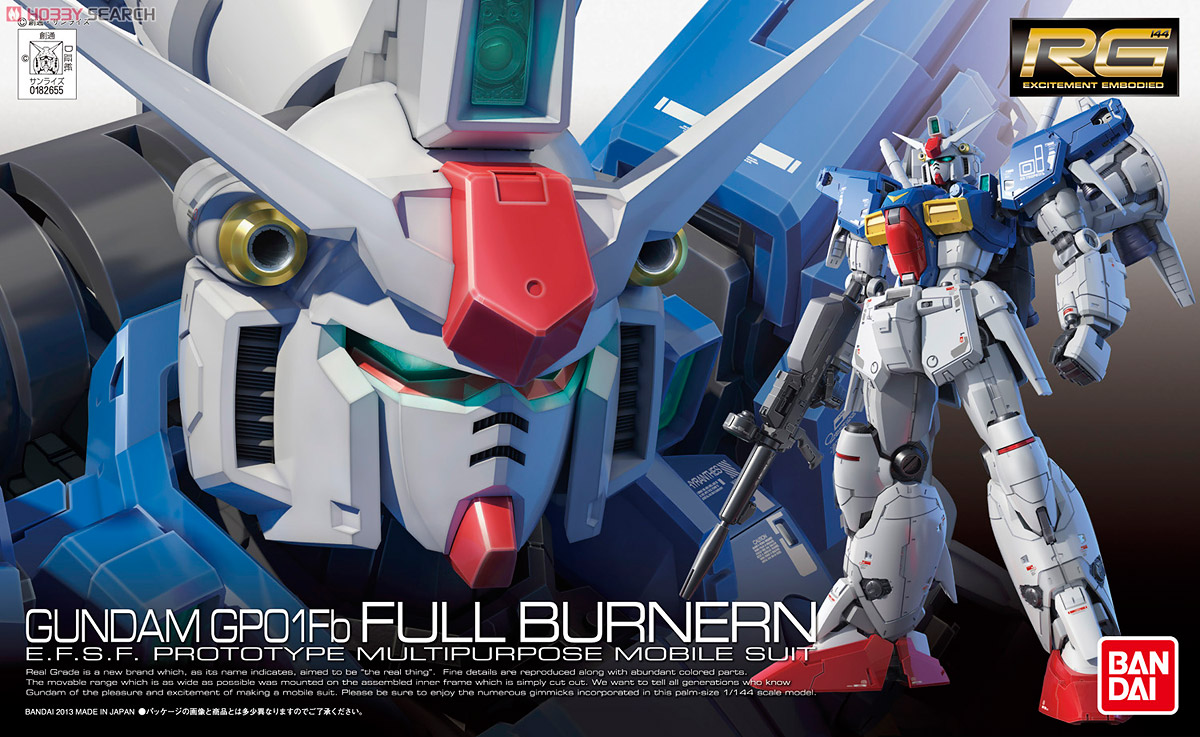 (Bandai) RG1/144 RX-78 GP01Fb Gundam GP01 Full Vernian