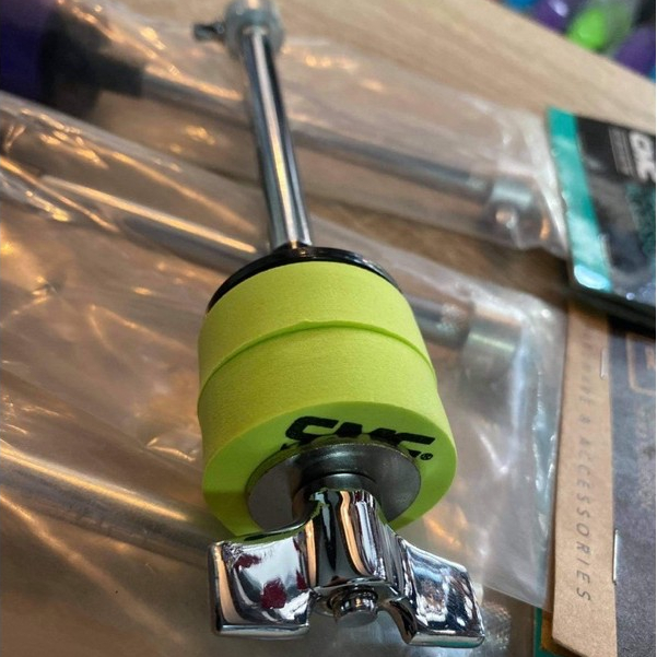 ก้านต่อฉาบ CMC [CM-EXS01] สำหรับต่อฉาบ หรือ แฉใบเล็กๆ มีตัว Lock กันเกลียวคลายหรือหลุด ก้านต่อฉาบ โฟมรองฉาบ2ชิ้น *คละสี