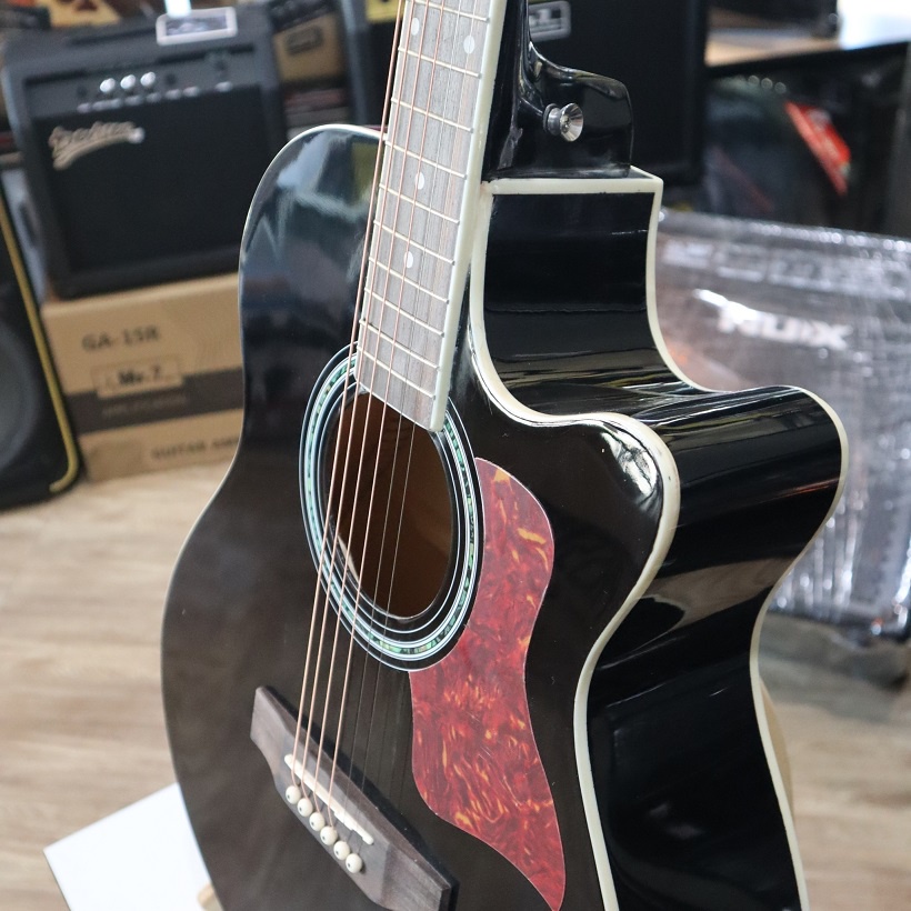 Passion กีต้าร์โปร่ง รุ่น APS-408C สีดำ ขนาด 40 นิ้ว