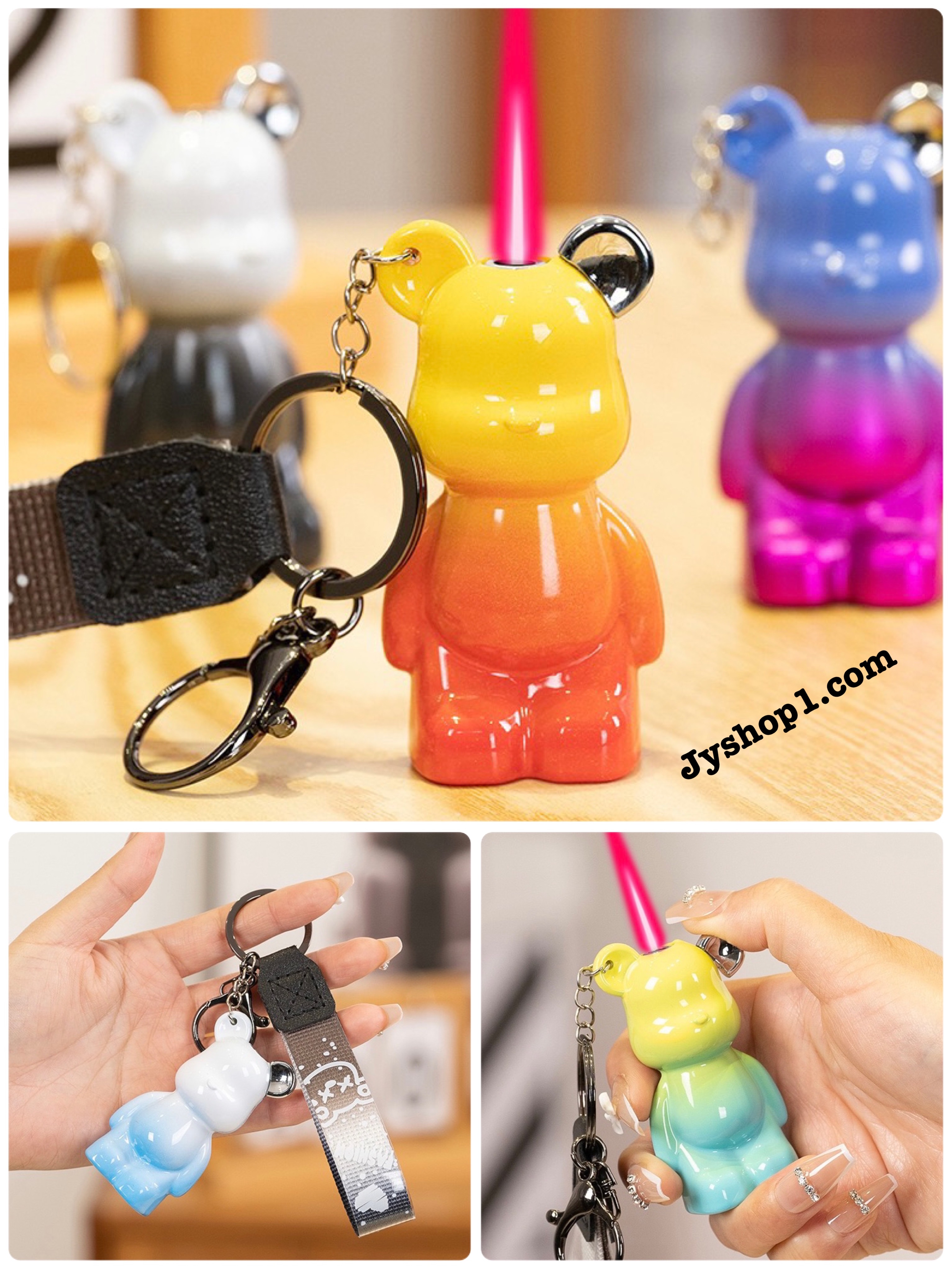 ไฟแช็ค ไฟฟู่ แบบพวงกุญแจ care bear รุ่น HY6044 พร้อมส่ง ราคาถูก
