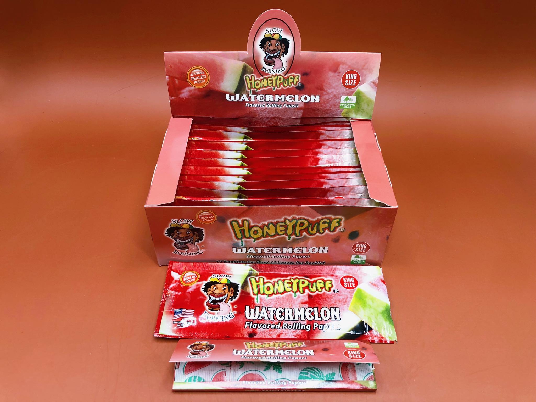 Water Melon Premium Flavored Rolling Papers (King Size)