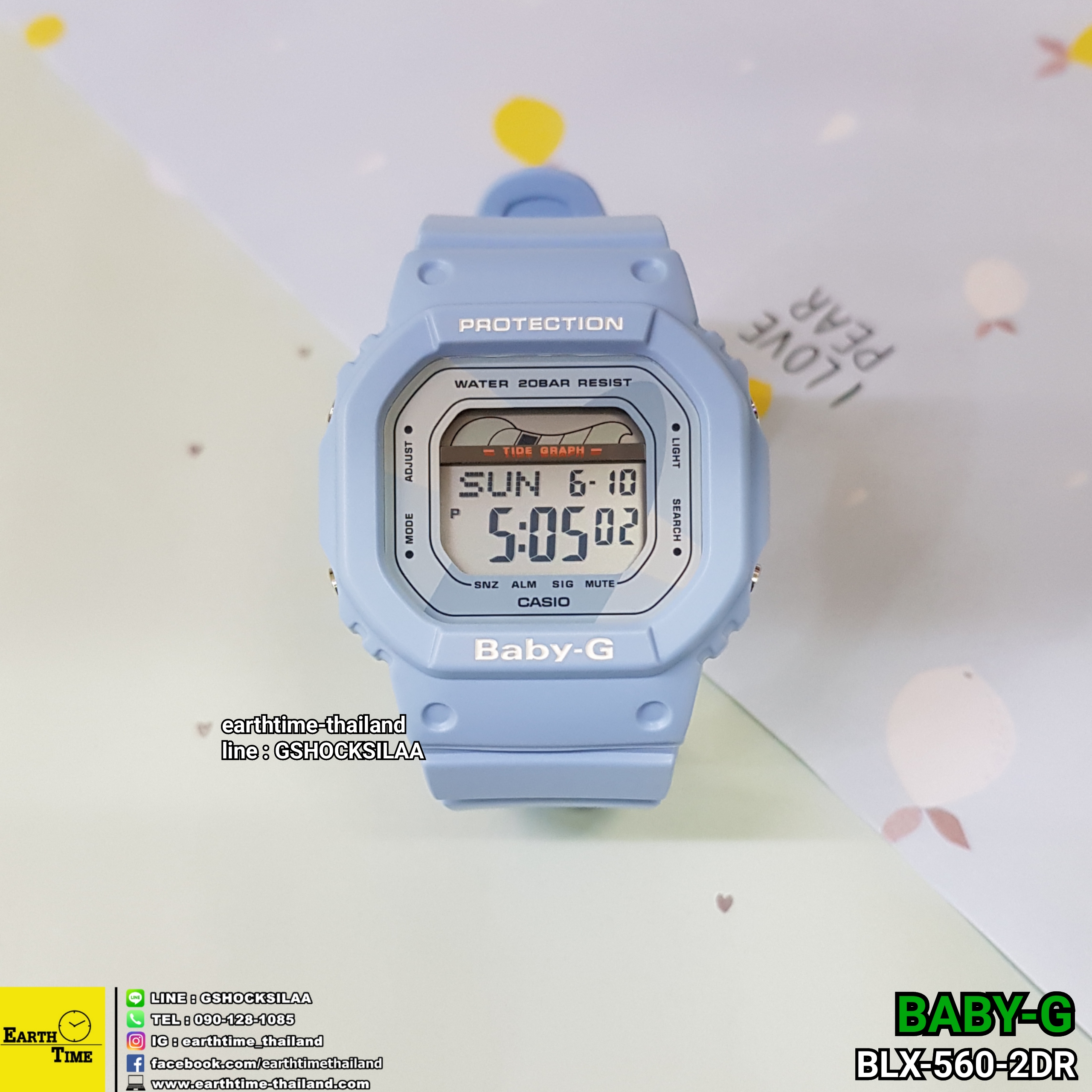 Baby-G G-LIDE ของใหม่แท้100% รับประกัน 1 ปี รุ่น BLX-560-2DR