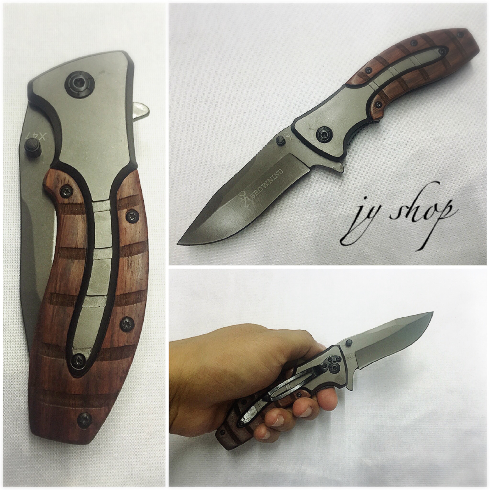 มีดพับ มีดพก Browning X47