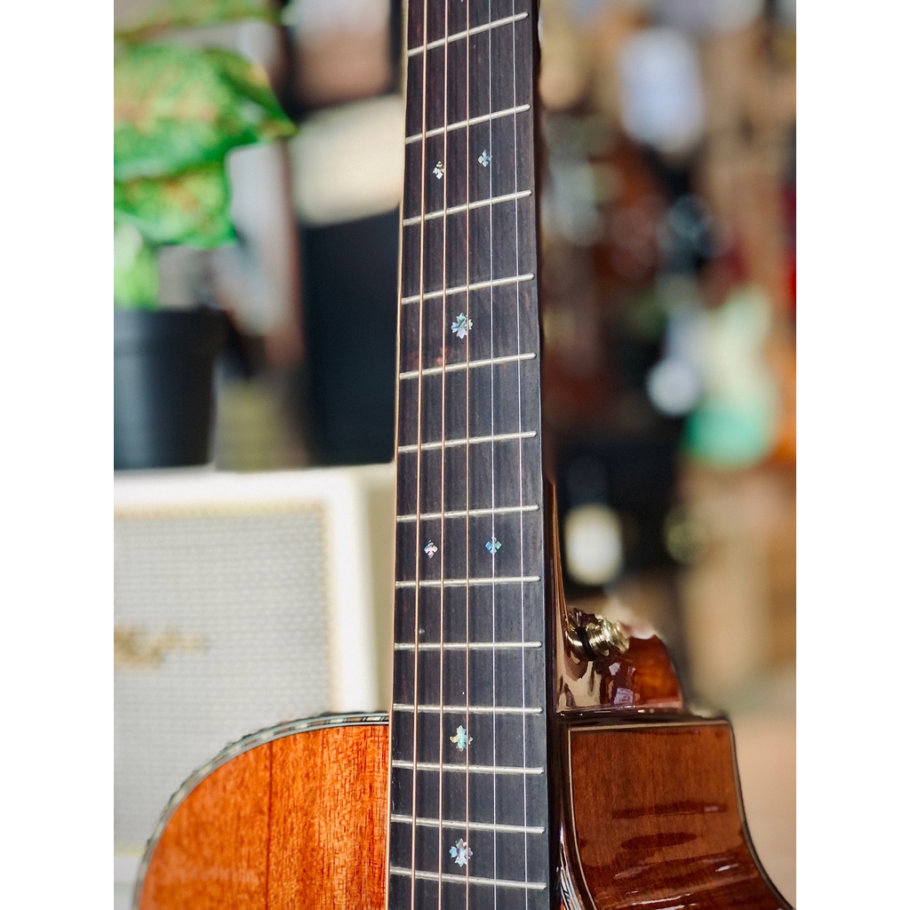 กีต้าร์โปร่งไฟฟ้า Resonance รุ่น R03 ไม้แท้ทั้งตัว สีไม้เข้ม