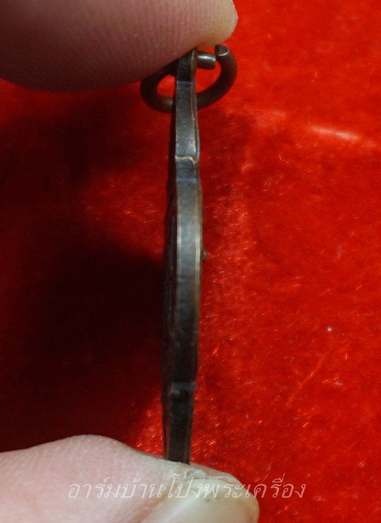 พระครูมูล วัดหนองปลาหมอ งานผูกพัทธสีมา ปี๒๕๓๕ เนื้อทองแดง(องค์ที่2)