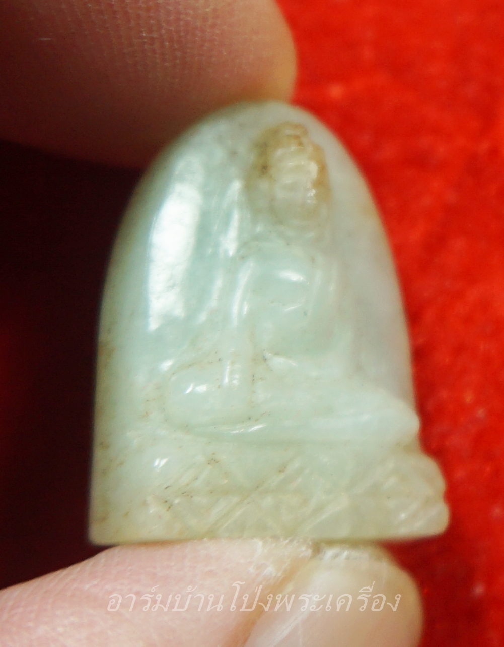 หลวงพ่อขันธ์ วัดพระศรีอารย์ พระหยกขาว พร้อมกล่องเดิม(องค์ที่14)