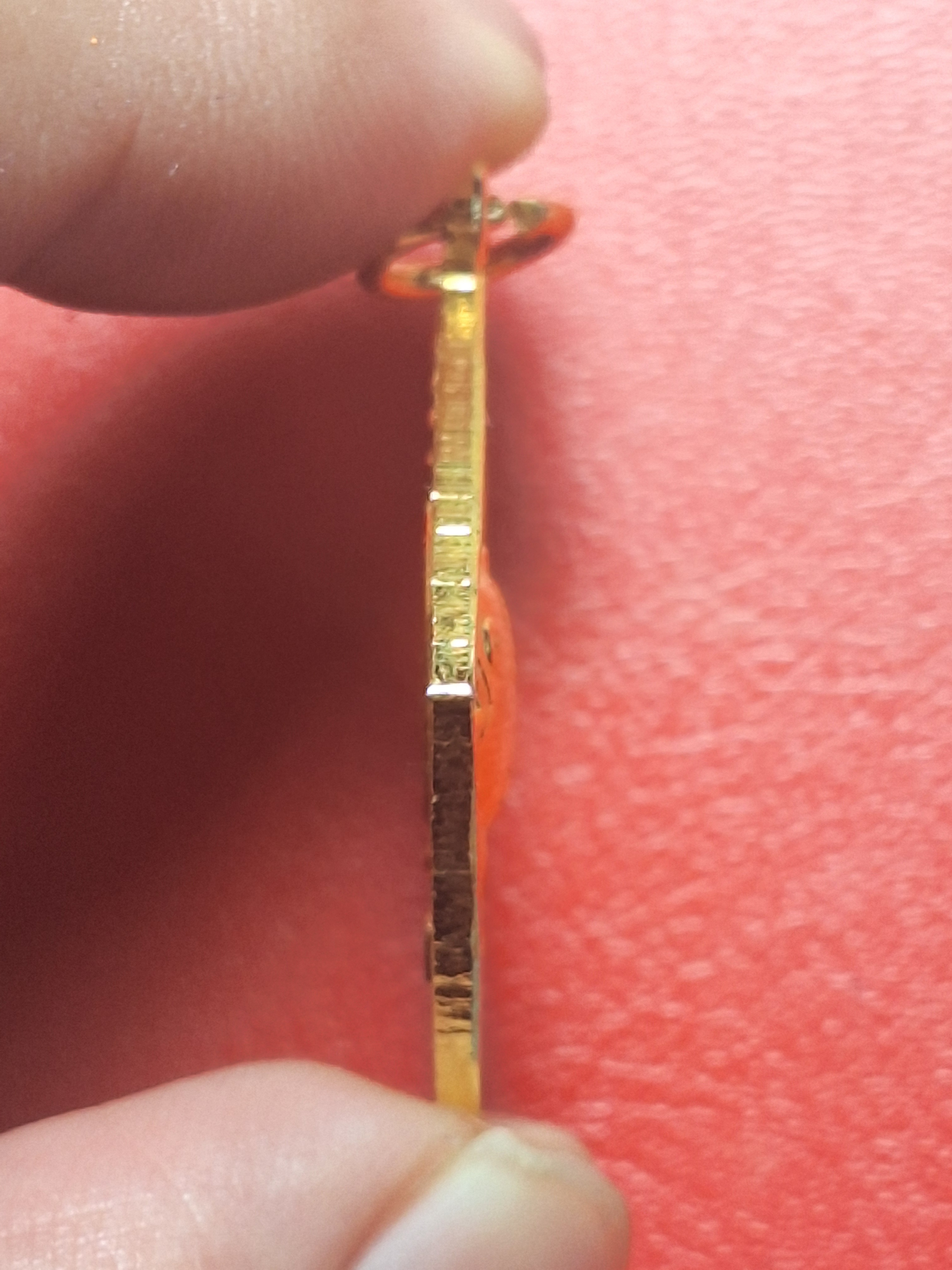 ปลาตะเพียน วัดดอนตูม รุ่นสอง เนื้อกะไหล่ทอง(องค์ที่2)