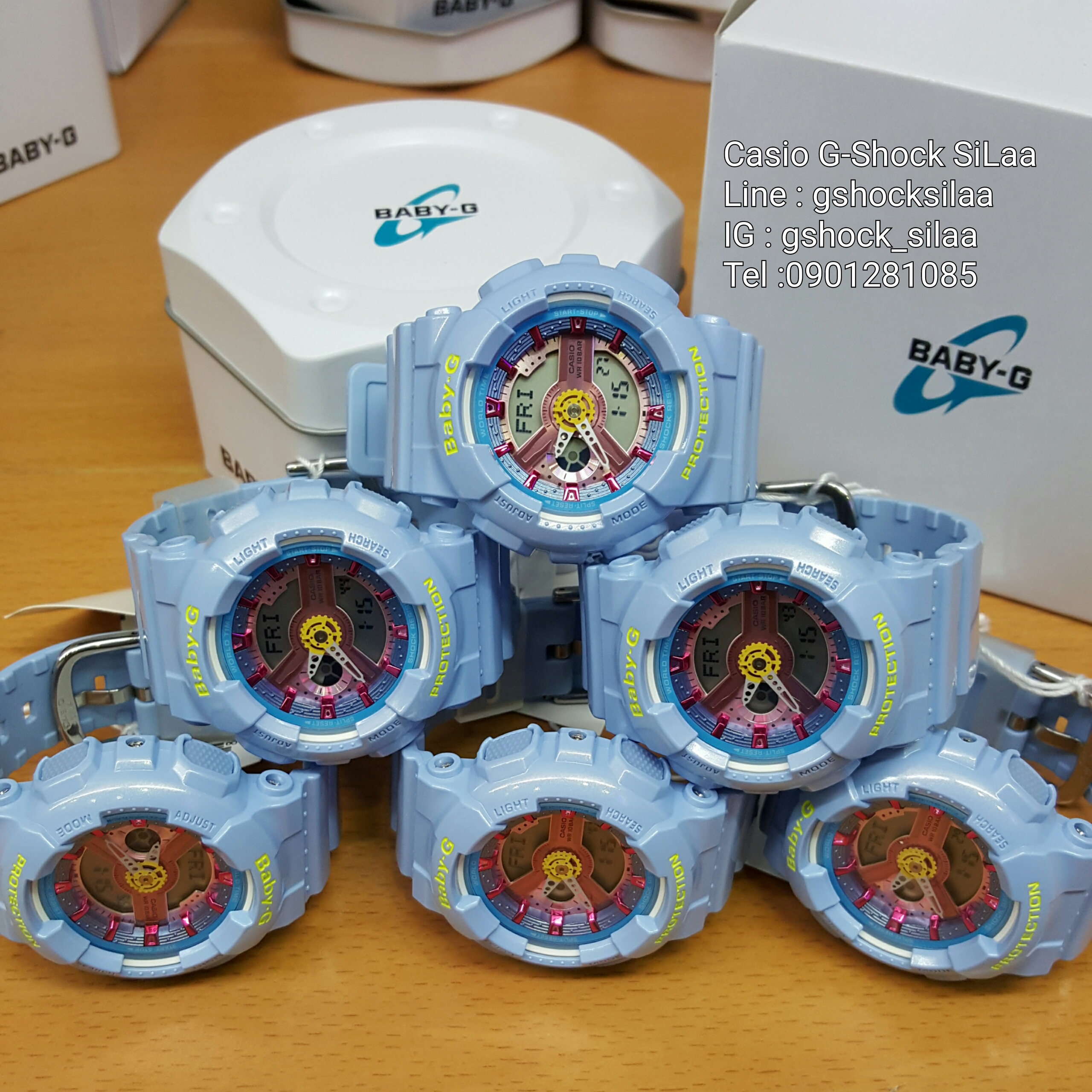 Baby-G ของใหม่แท้100% รับประกัน 1 ปี BA-110CA-2ADR