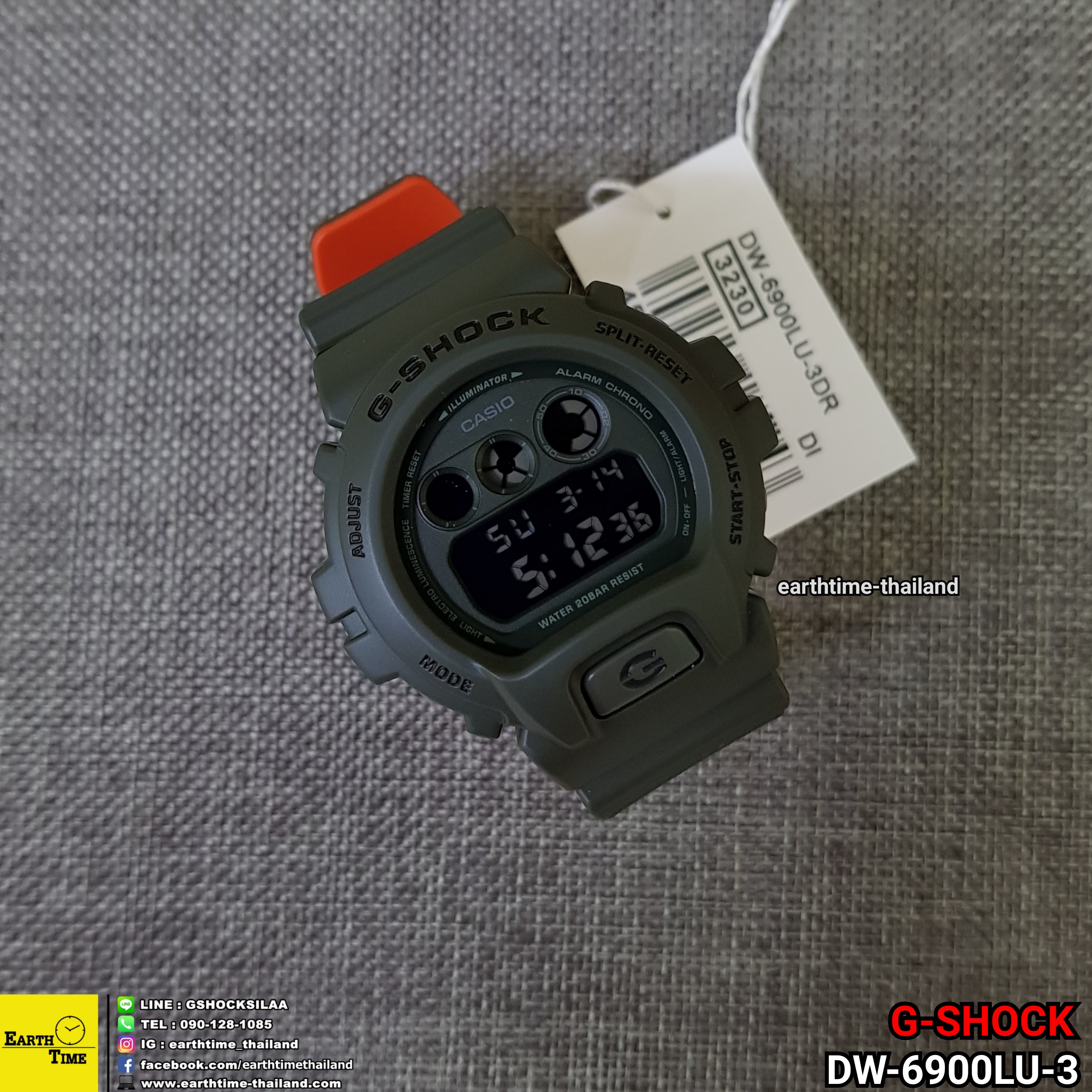 G-Shock Military Series ของใหม่แท้100% รับประกัน 1 ปี DW-6900LU-3DR