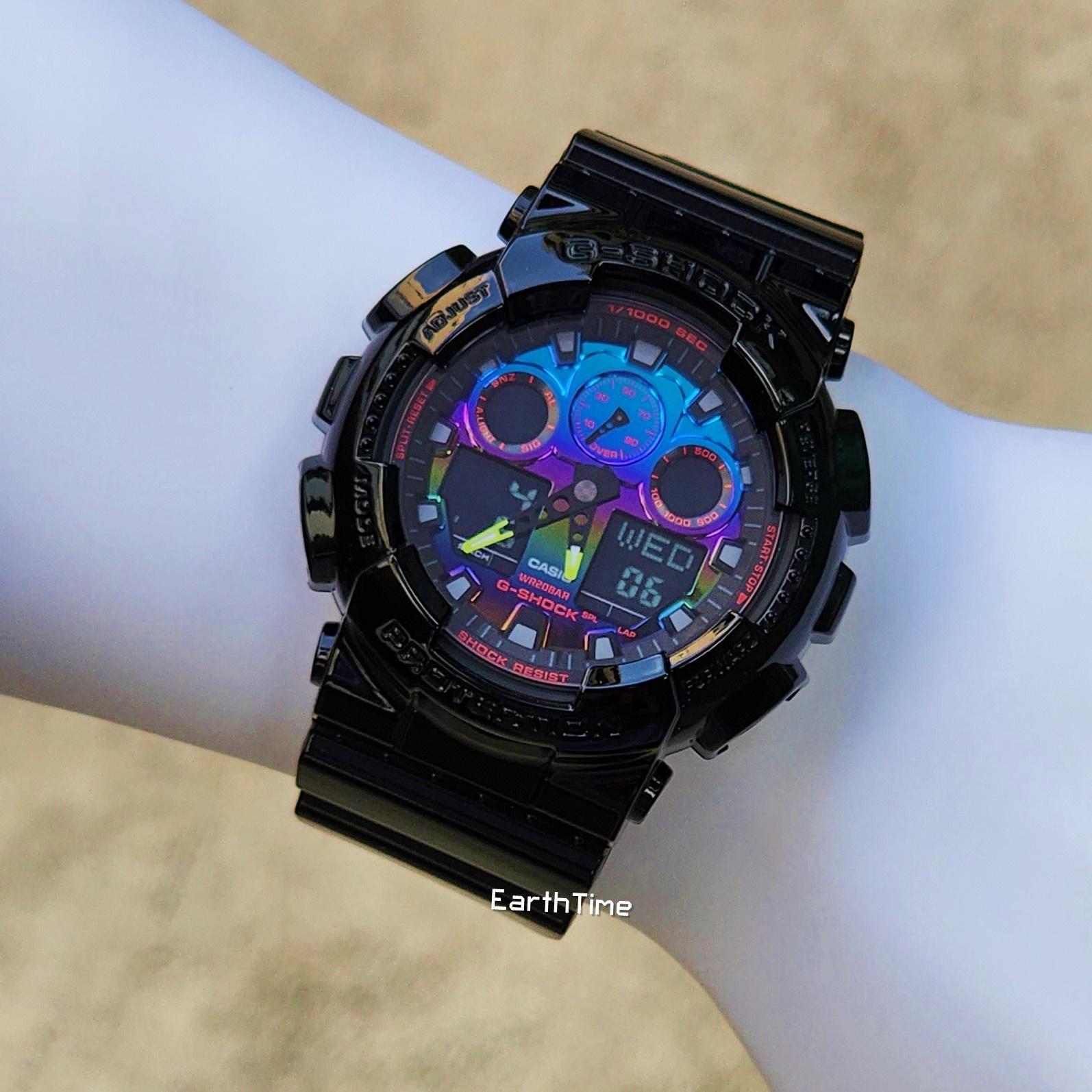 GA-100RGB-1A l Virtual Rainbow Series l G-SHOCK