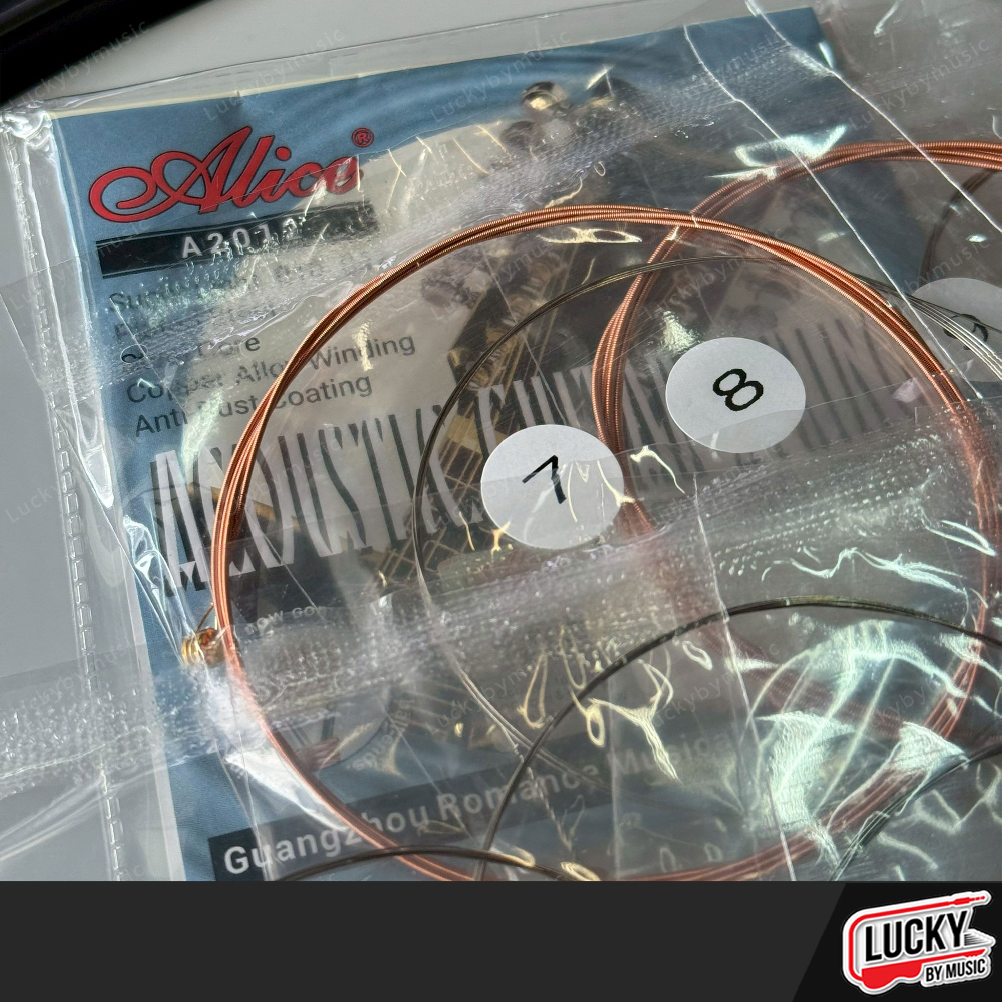 Alice สายกีต้าร์โปร่ง 12 สาย รุ่น A2012 ขนาด .010-.050 สายกีต้าร์ เคลือบนิกเกิ้ล - ส่งจากไทย