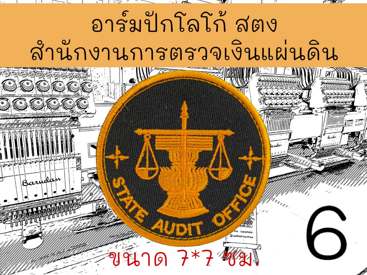 สตง สำนักงานการตรวจเงินแผ่นดิน ลาย 6