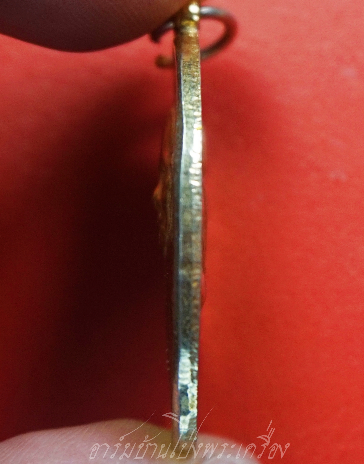 หลวงพ่อปาน วัดบางนมโค ออกวัดศาลพันท้ายนรสิงห์ หลังพรพุทธ ปี๒๕๕๖ เนื้อกะไหล่ทอง(องค์ที่1)