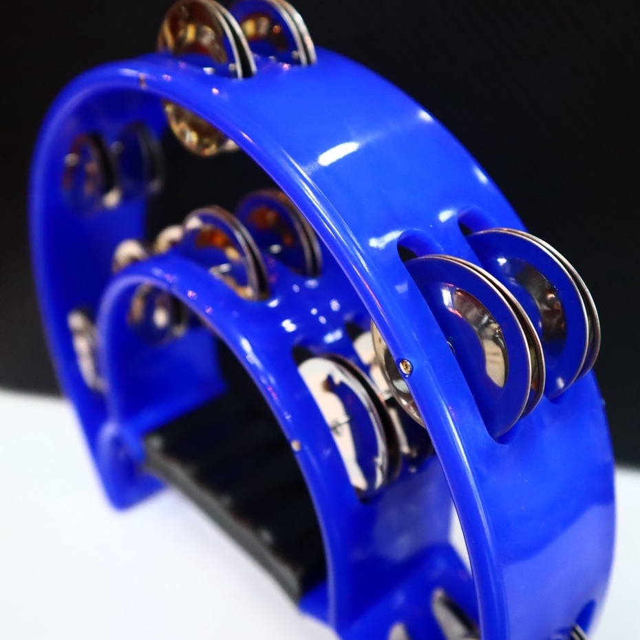 แทมบูรีน ไฟเบอร์ เสียงใส แทมบูรีน พลาสติกหนา*เลือกสีเพิ่มฉิ่งได้* (เคาะจังหวะแบบเกลียวสองชั้นอย่างดี) *จัดส่งด่วน