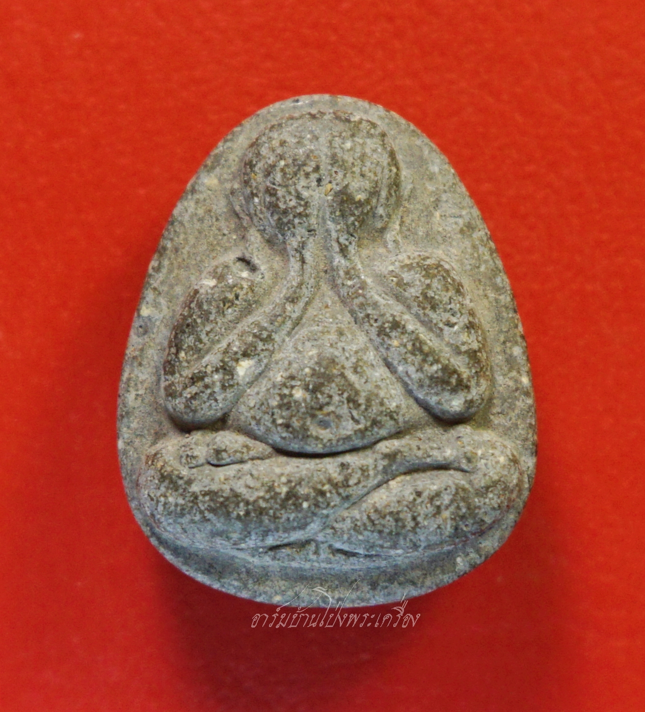 พระปิดตา หลวงปู่ศุข วัดปากคลองมะขามเฒ่า เนื้อผงสีน้ำตาล(องค์ที่1)