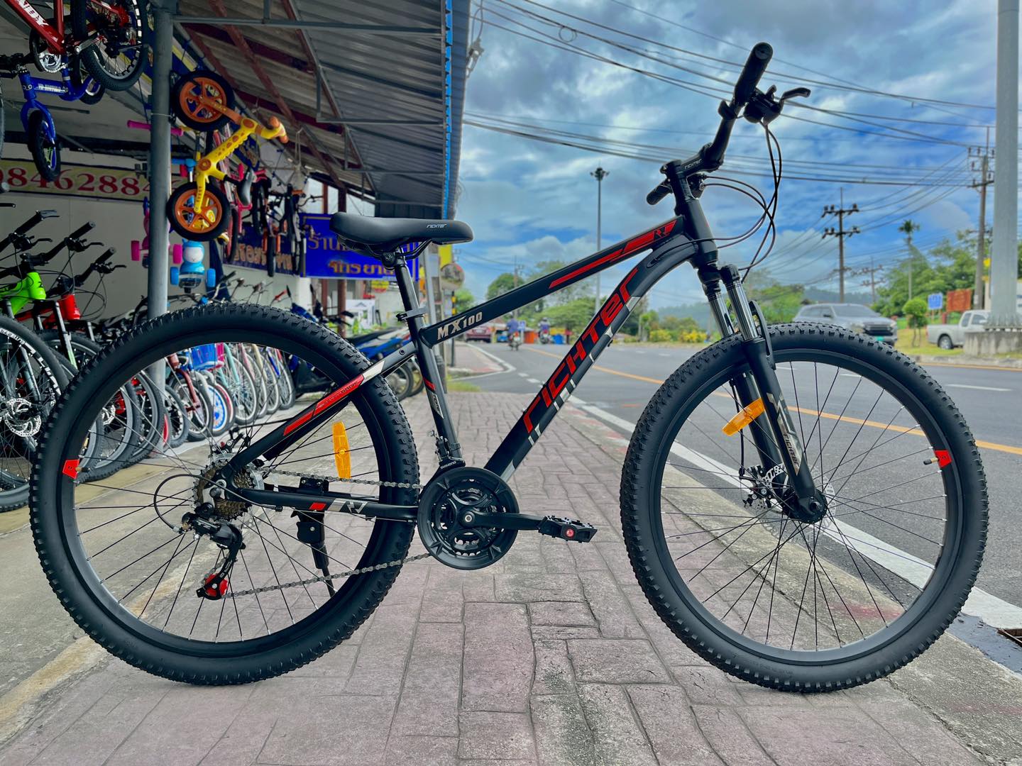 RICHTER MX-100 จักรยานเสือภูเขา วงล้อ 27.5" 21speed เฟรม Aluminium ซ่อยสาย