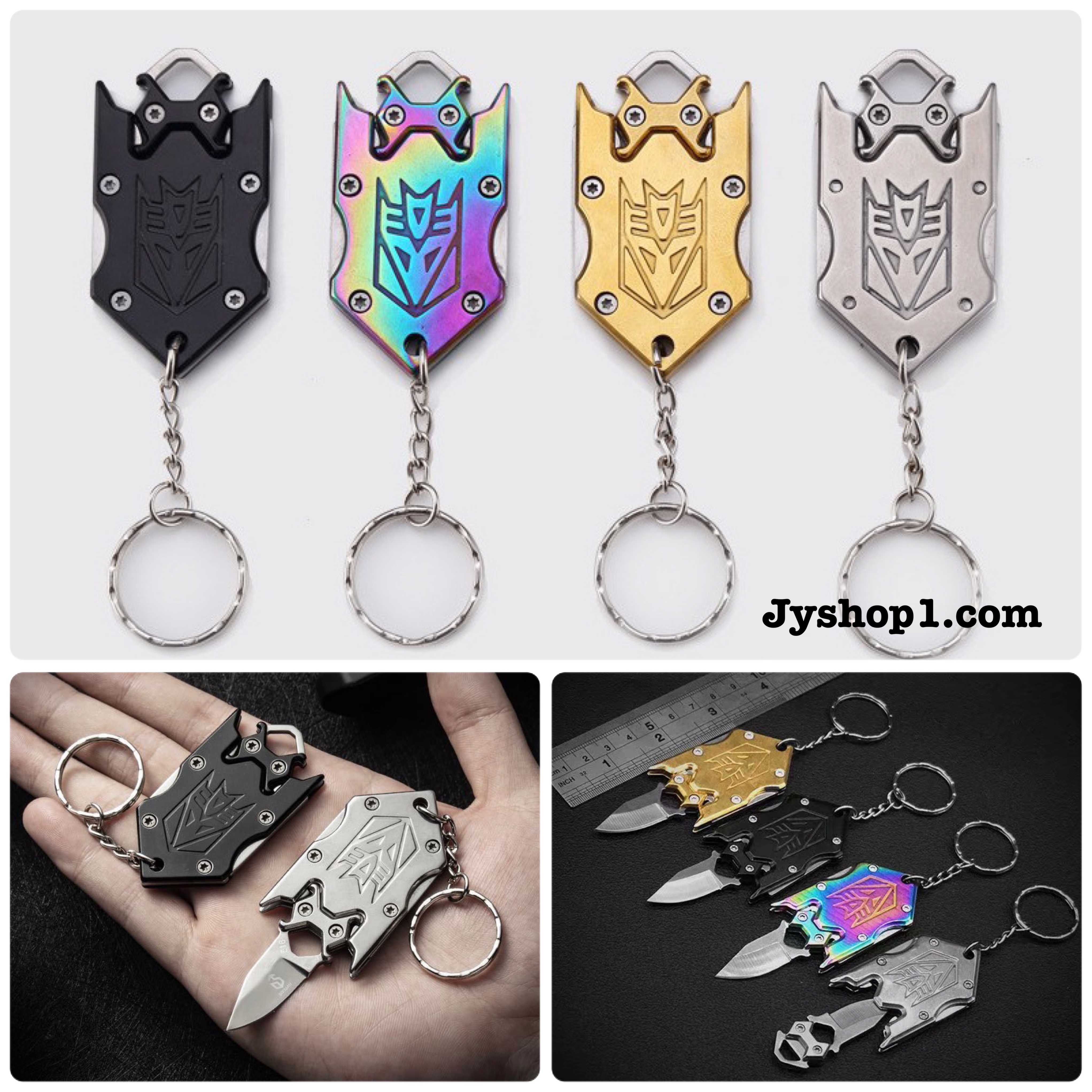 มีดพก มีดพวงกุญแจ รุ่นทรานส์ฟอร์เมอร์ พร้อมส่ง ราคาถูก