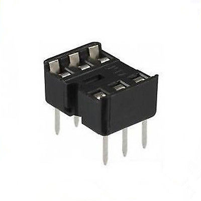 ซ็อกเก็ตไอซี6ขาsocket 6 Pin DIP6 SIP DIP-6 IC Sockets Adaptor