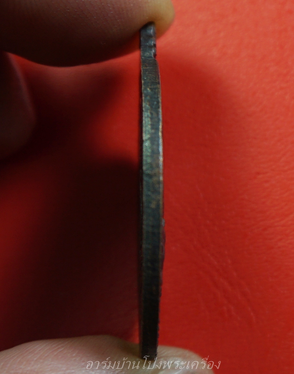 หลวงพ่อสัมฤทธิ์ วัดถ้ำแฝด รุ่นนำโชค เนื้อทองแดงรมดำ(องค์ที่1)