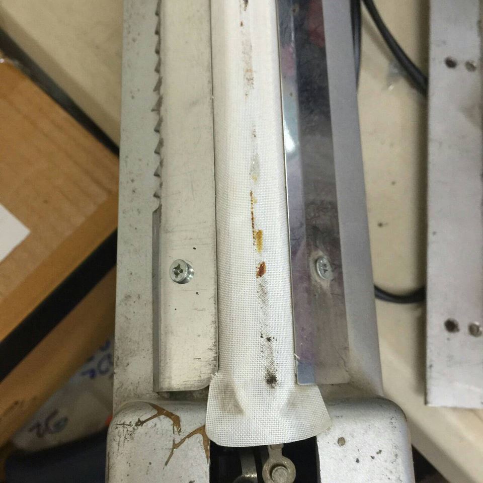 เทปกันความร้อน สำหรับเครื่องรีดถุงพลาสติก1ม้วน ขนาดกว้าง3/4 นิ้ว