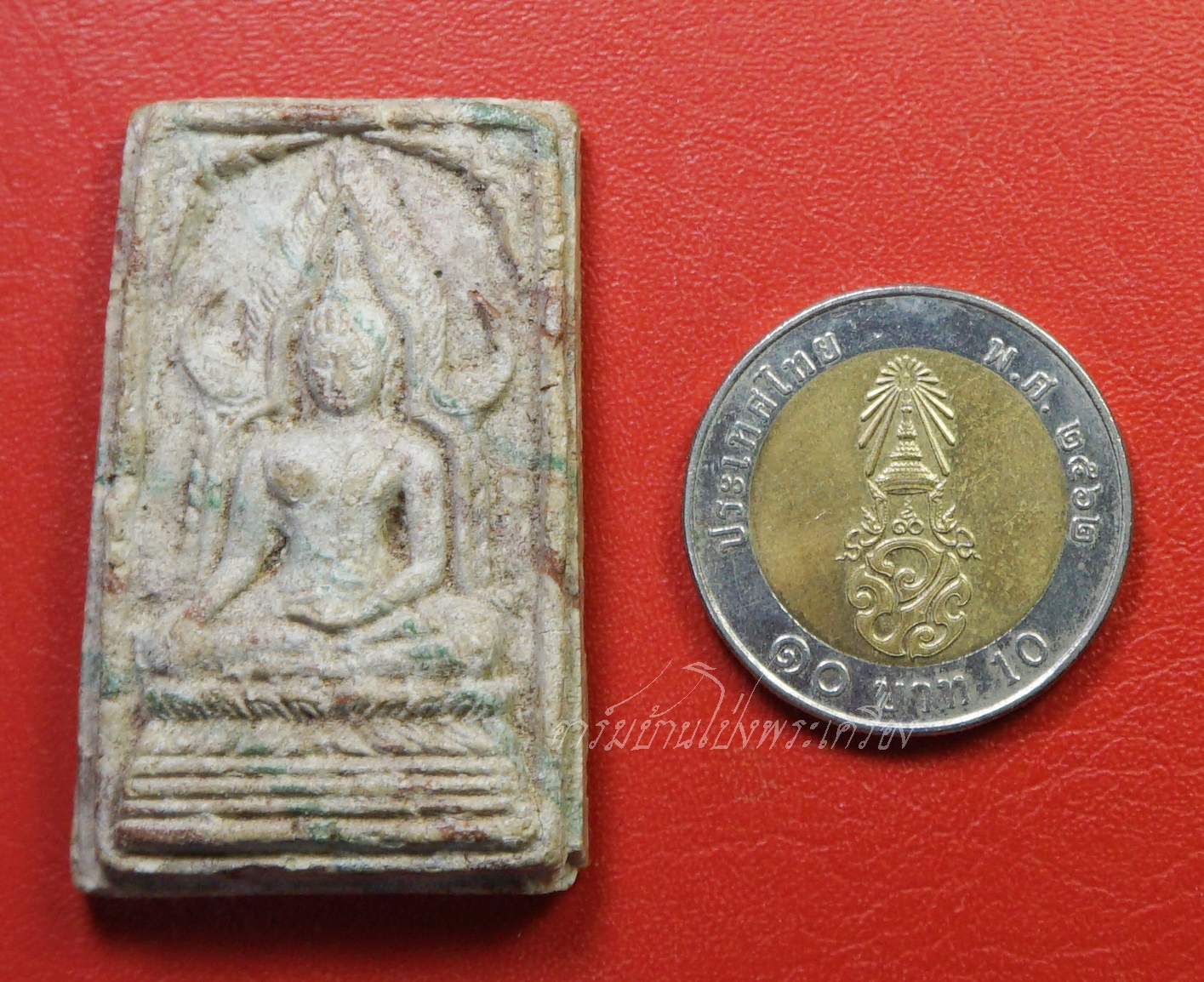 พระพุทธชินราช สายรุ้ง วัดถ้ำสาริกา เนื้อผงเทียนชัย(องค์ที่4)