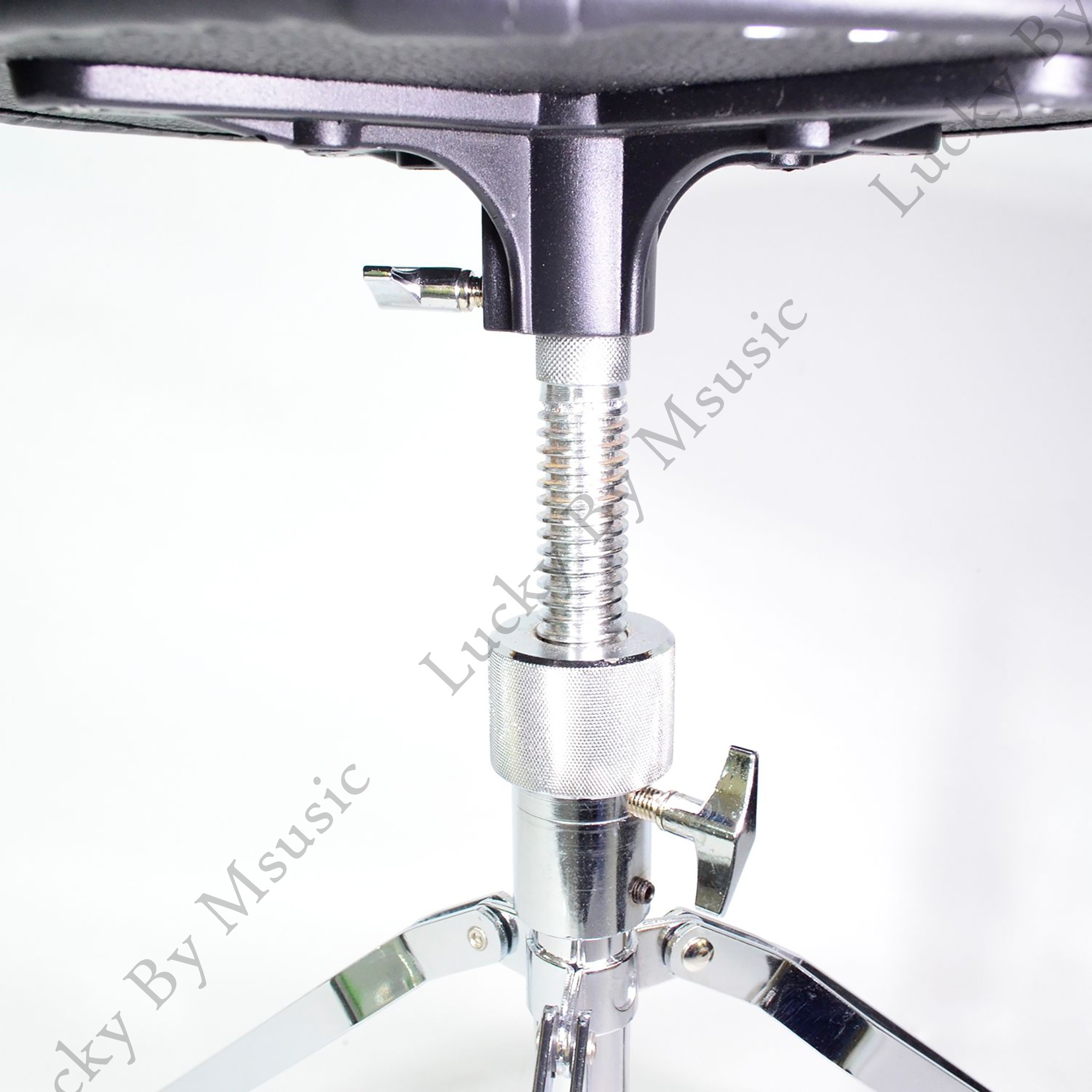 เก้าอี้กลอง Fortis รุ่น MT-200 เบาะกลม ขาโครเมียม ขาเดี่ยว ปรับระดับสูง-ต่ำได้