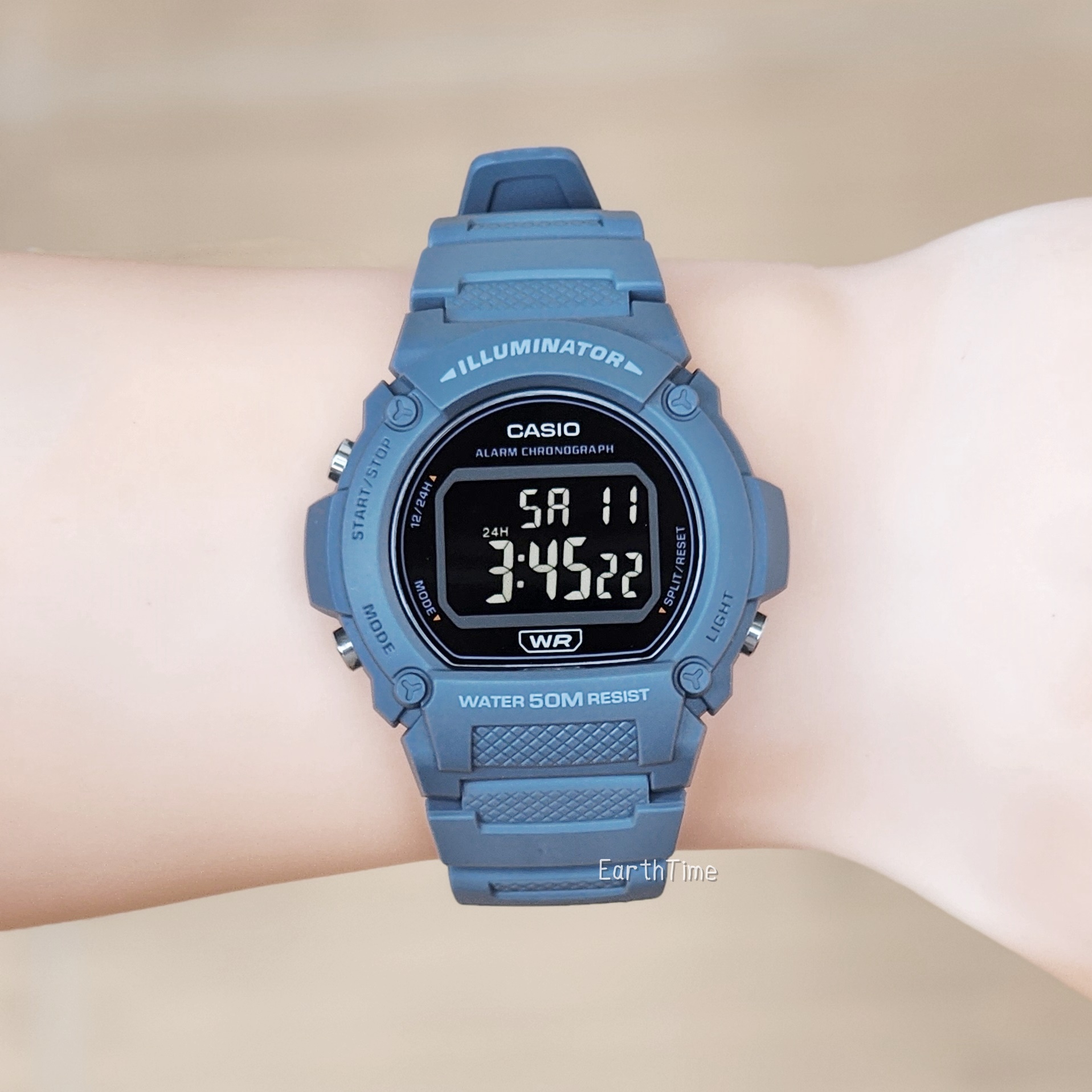 W-219HC-2BV l CASIO สายเรซิ่น