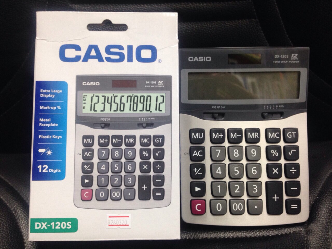 เครื่องคิดเลข Casio แท้ รุ่น DX-120S