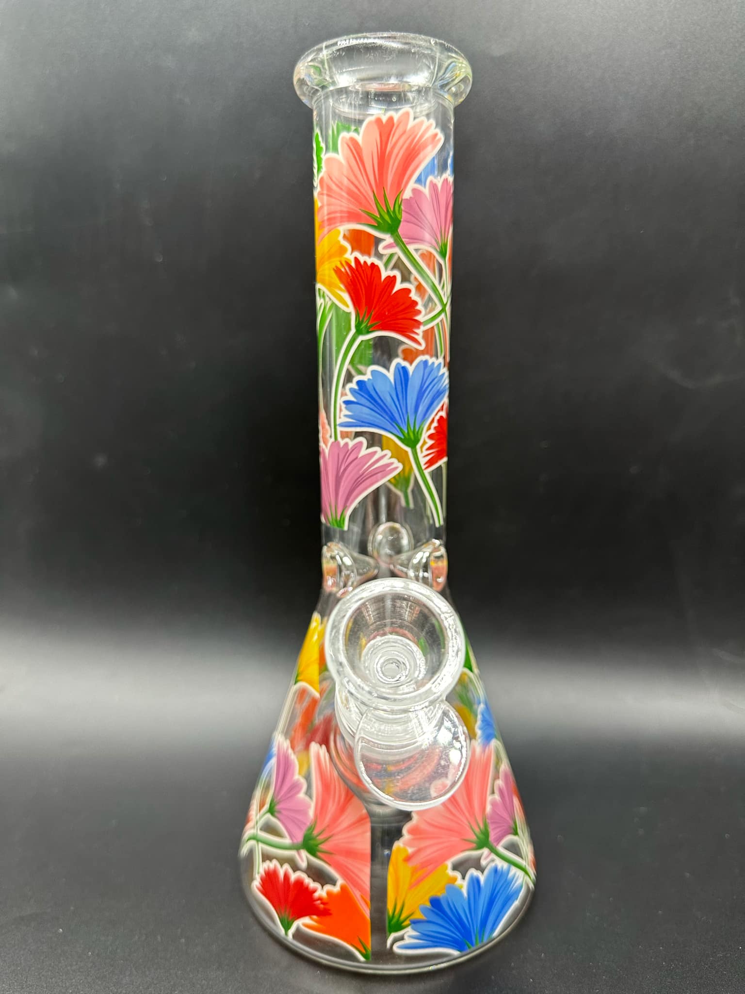 Flowers Glass Bong (25cm.)