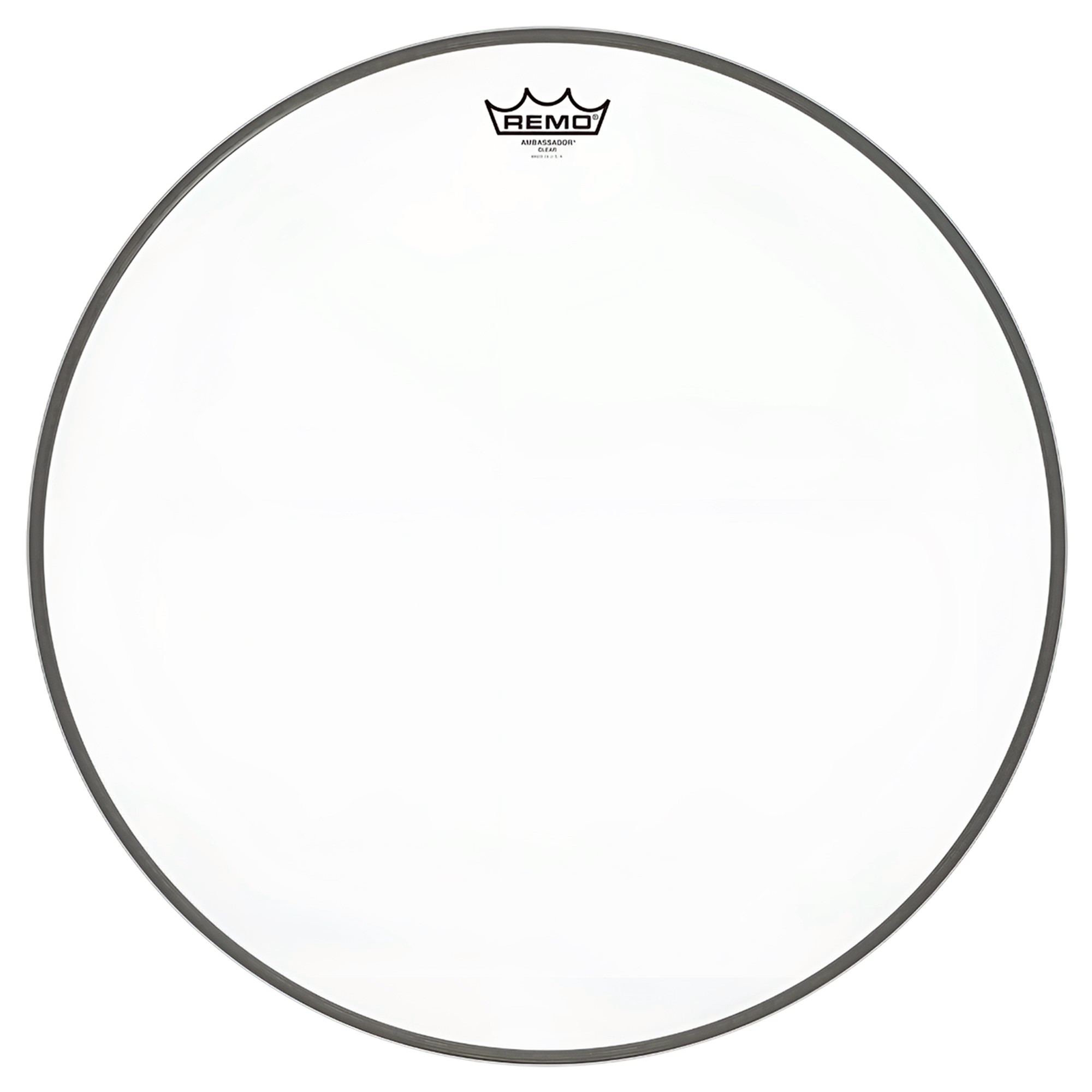 หนังกลอง REMO หนังกระเดื่องด้านตี รุ่น Ambassador Clear หนังใสชั้นเดียว ฺBR-13XX-000