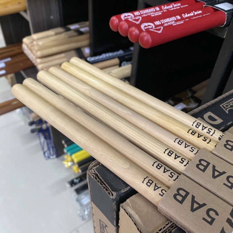 ไม้กลอง CMC 5AB รุ่นไม่มีหัว ไม้กลองคุณภาพ ราคาถูก