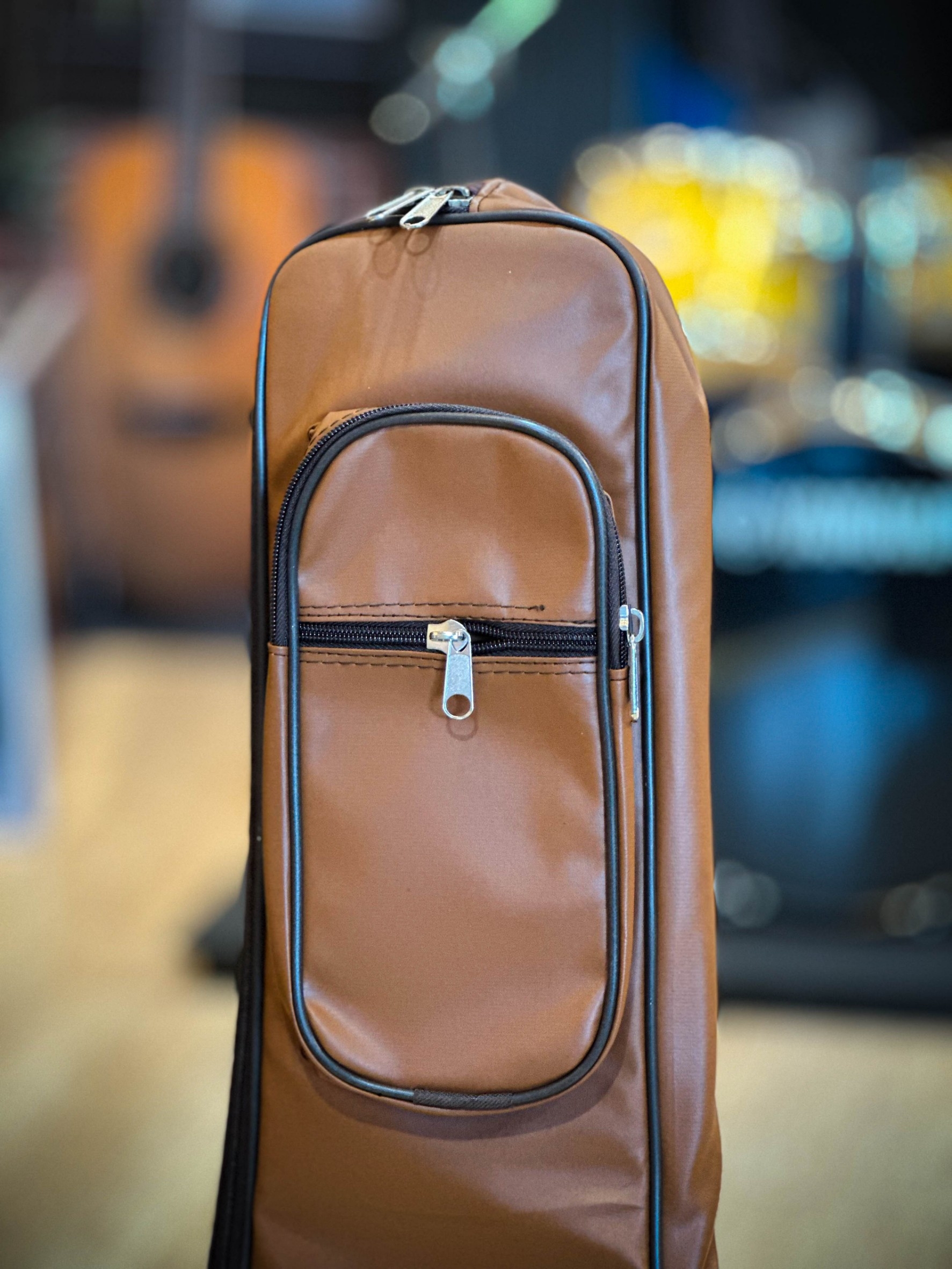 ์Nami กระเป๋ากีต้าร์ไฟฟ้า ฟองน้ำหนา 12มม.ป้องกันการกระแทกได้ดี วัสดุเป็นหนัง กันน้ำ/กันฝุ่น