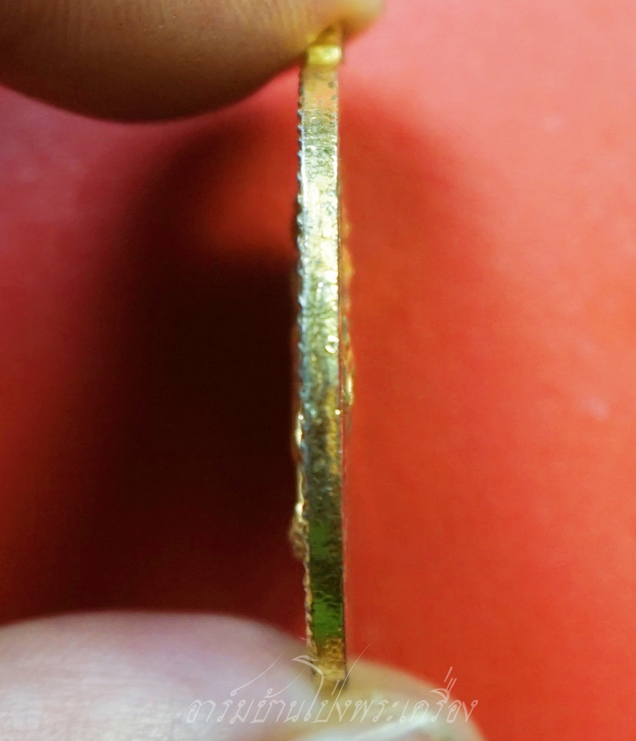 พระร่วง อนุสรณ์สร้างเสนาสนะ วัดลาดบัวขาว จ.กรุงเทพ ปี๒๕๑๗ หลวงปู่โต๊ะ ปลุกเสก เนื้อกะไหล่ทองลงยา(องค์ที่1)