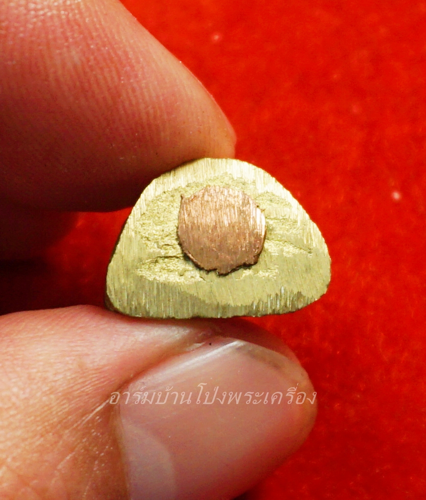 หลวงพ่อสุรินทร์ วัดลาดบัวขาว รูปหล่อ เนื้อฝาบาตร(องค์ที่1)