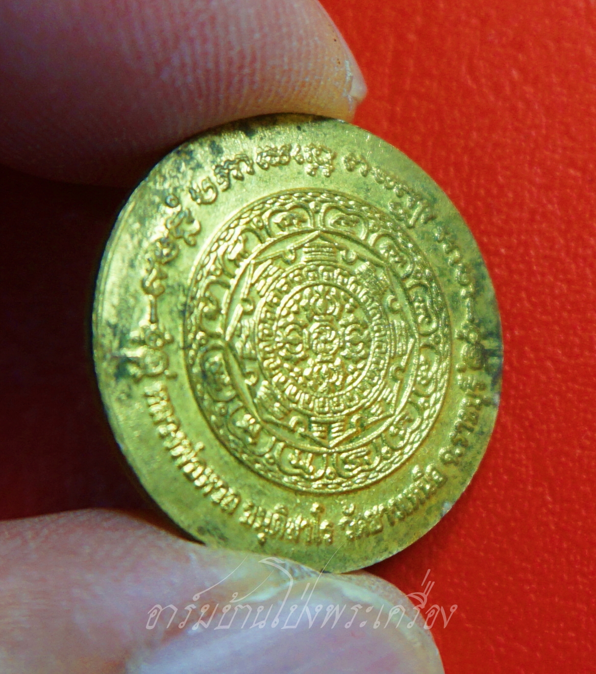 หลวงพ่อหวล วัดชาวเหนือ เสือคาบดาบ(กันชง) ปี๒๕๔๙ พิมพ์เล็ก กะไหล่ทอง(องค์ที่7)