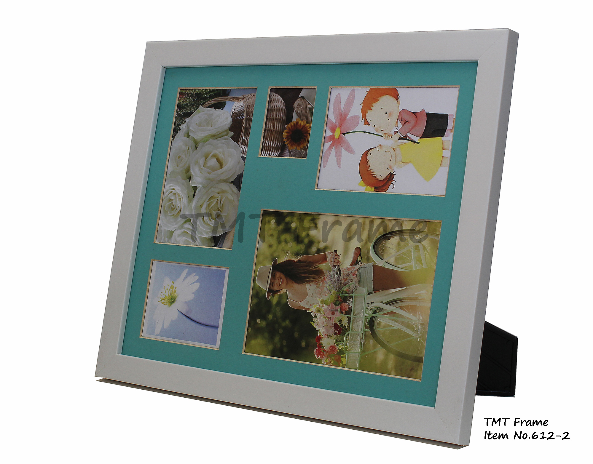 กรอบเม้าหลายช่อง กรอบรูปหลายรูป กรอบช่องติดผนัง 612-2
