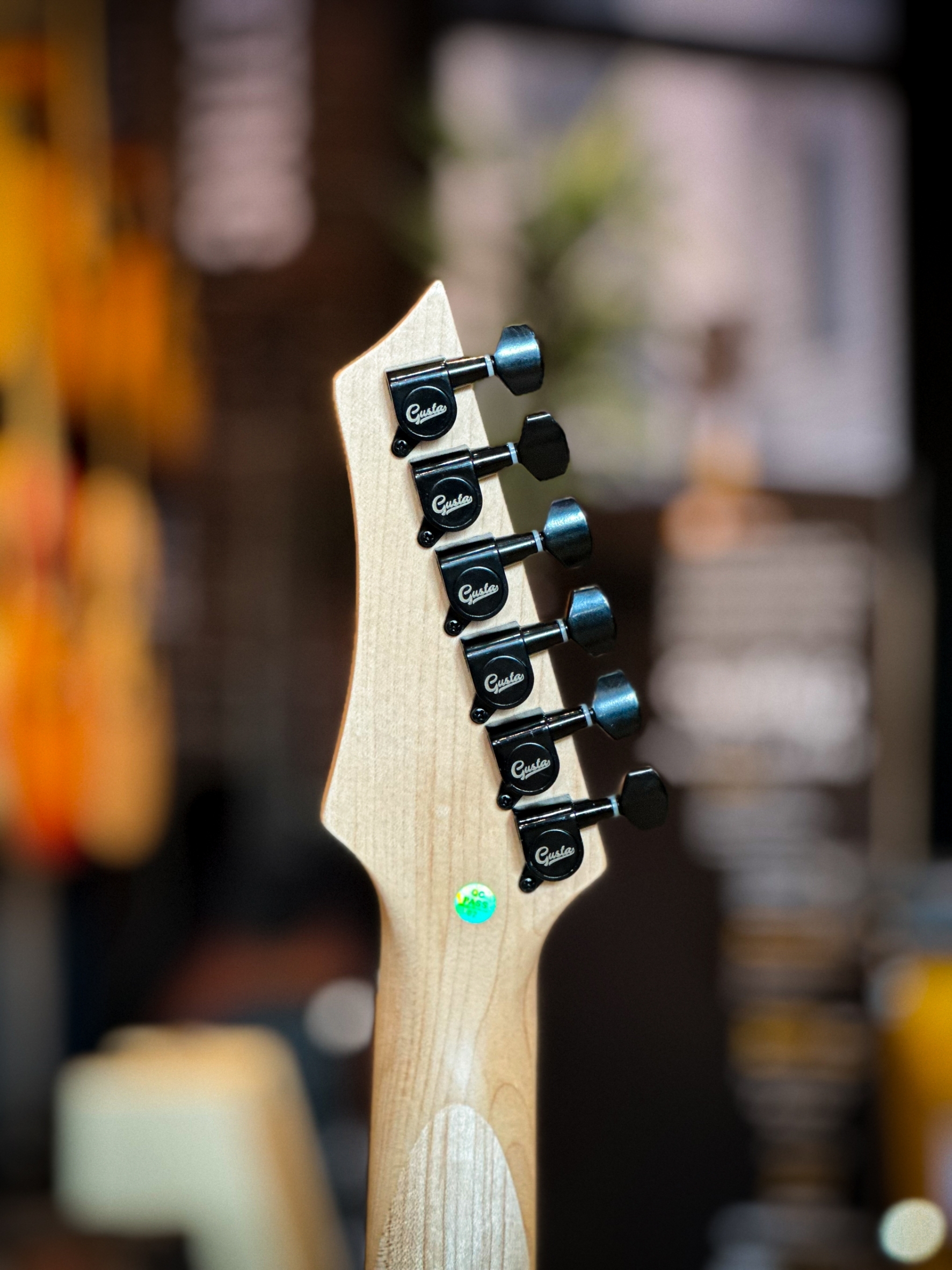 กีต้าร์ไฟฟ้า Gusta รุ่น GIB-01 ปิ๊กอัพ HSS จำนวน 24 เฟรต ฟรี ปิ๊ก2อัน ประแจ สายแจ็ค ใบคอร์ด