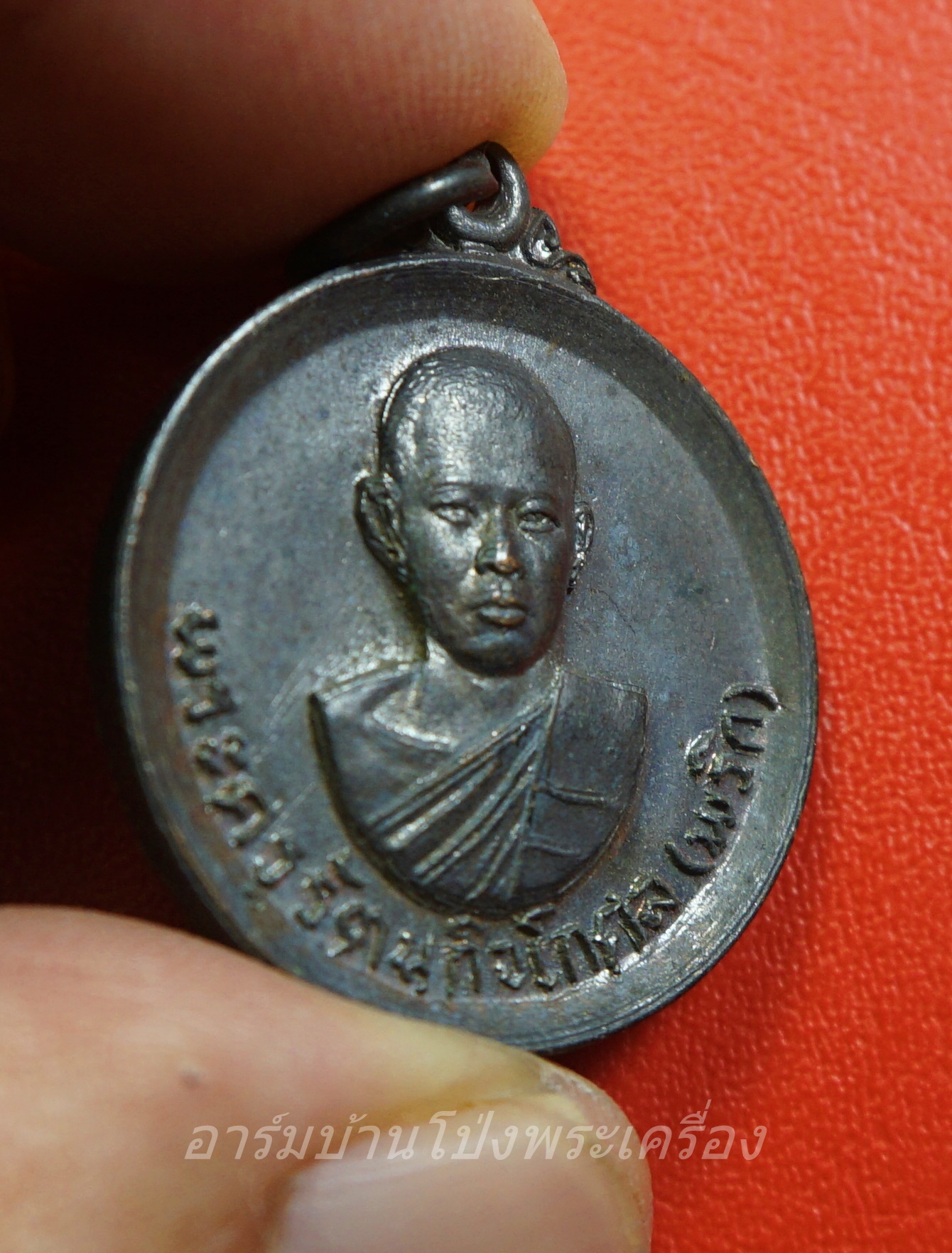 หลวงพ่อพริก วัดบางลี่เจริญธรรม ปี๒๕๑๙ เนื้อทองแดงรมดำ(องค์ที่1)