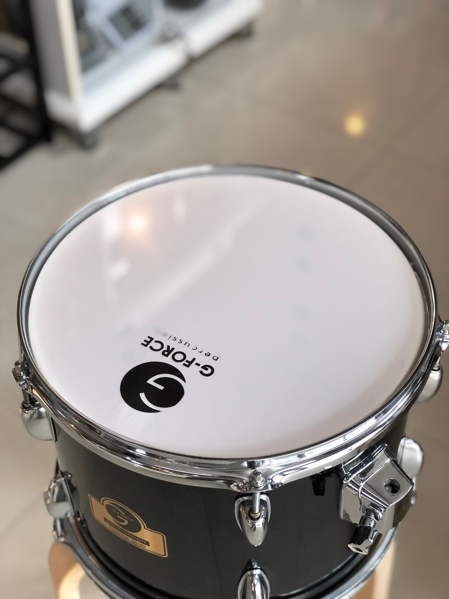 (พร้อมส่ง 🚚) กลองทอมแยก G-force 10,12 นิ้ว เลือกขนาดได้ กลองทอมแยกขาย สีดำ กลองทอมเสริม อะไหล่โครเมี่ยม