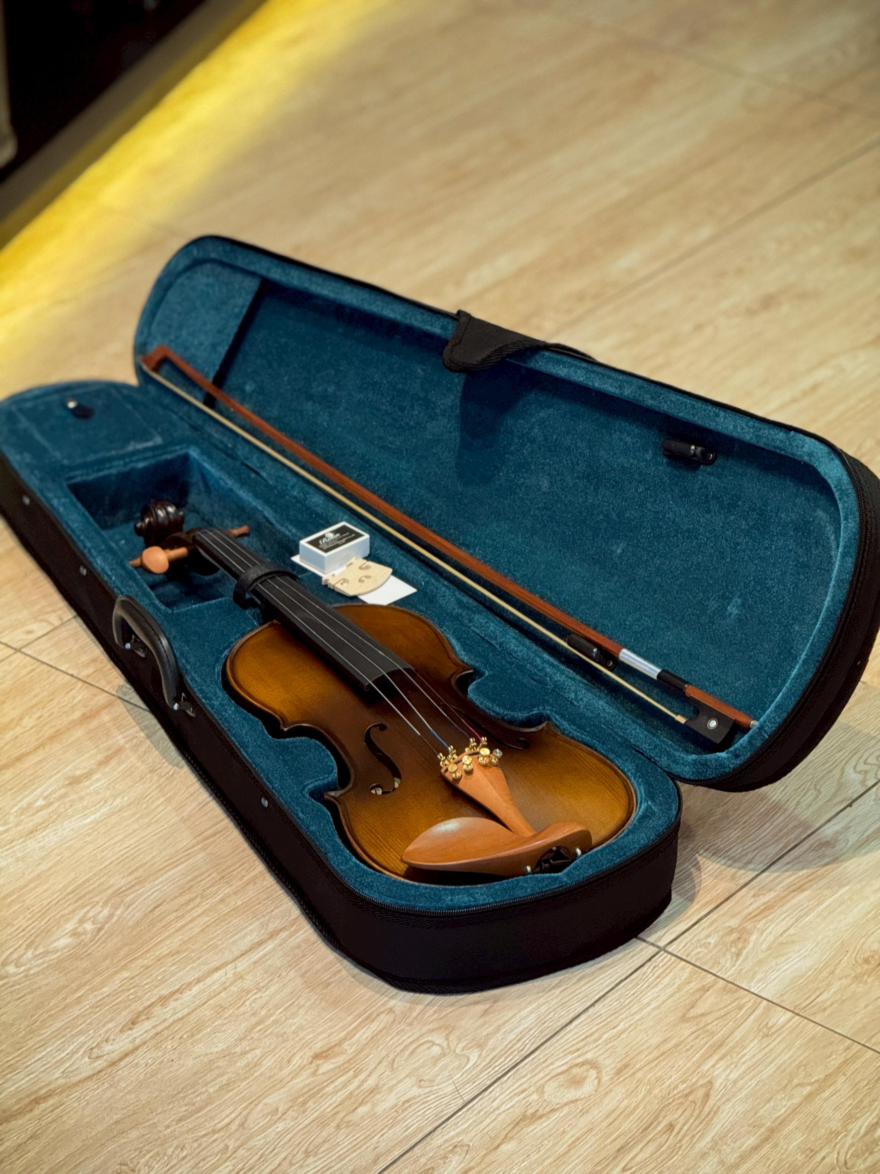 Elman ไวโอลิน ALL Solid EL4000 ขนาด 3/4 และ 4/4 ไม้แท้ทั้งตัว เสียงใสกังวาน วานิชด้วยมือ100% Violin สไตล์เกรดยุโรป