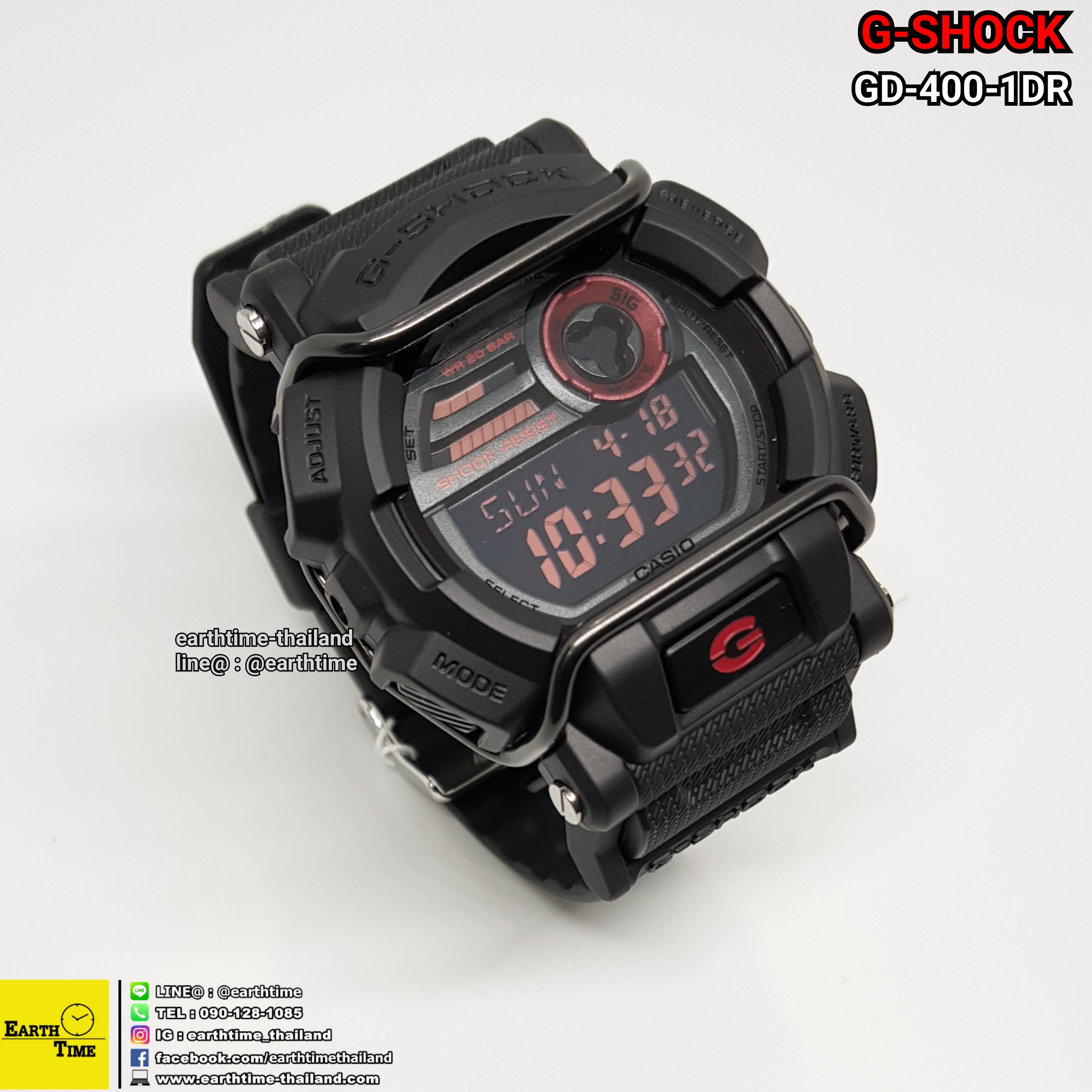 G-Shock ของใหม่แท้100% รับประกัน 1 ปี GD-400-1DR