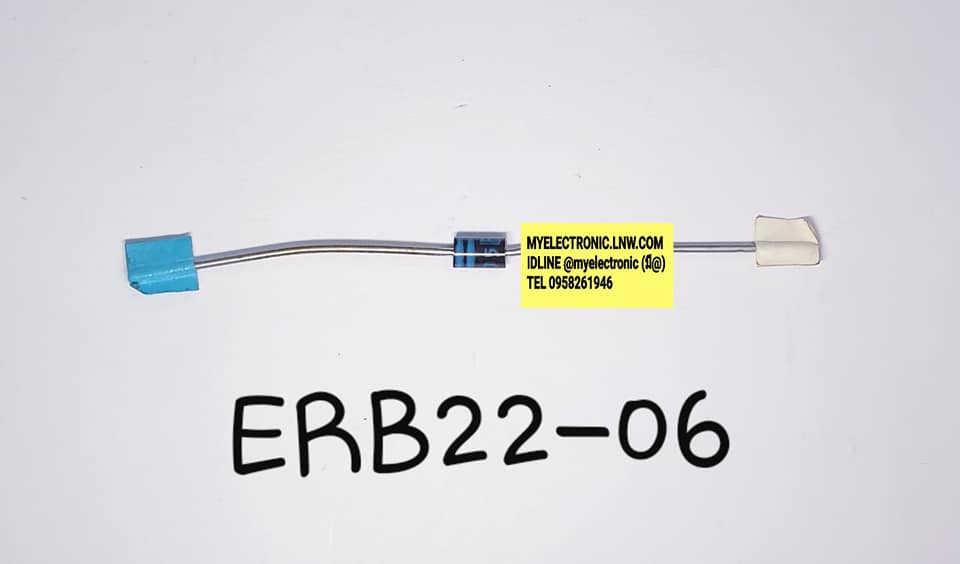ไดโอดERB22-06ยี่ห้อตัวถังราคาตัวละ