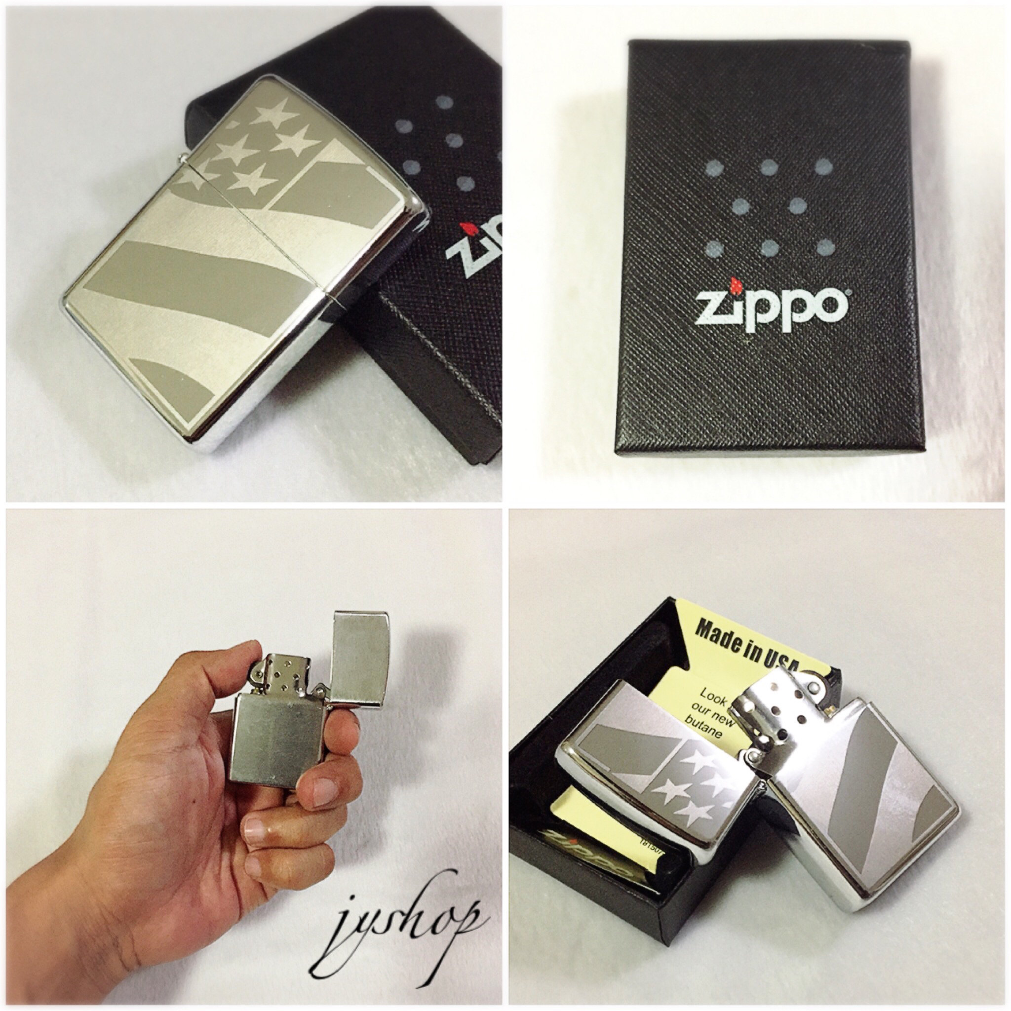 ไฟแช็ค zippo ลายธงชาติ