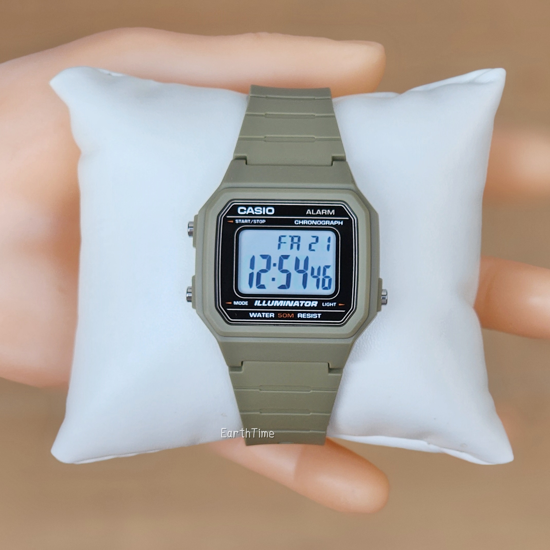W-217H-5AV l CASIO สายเรซิ่น
