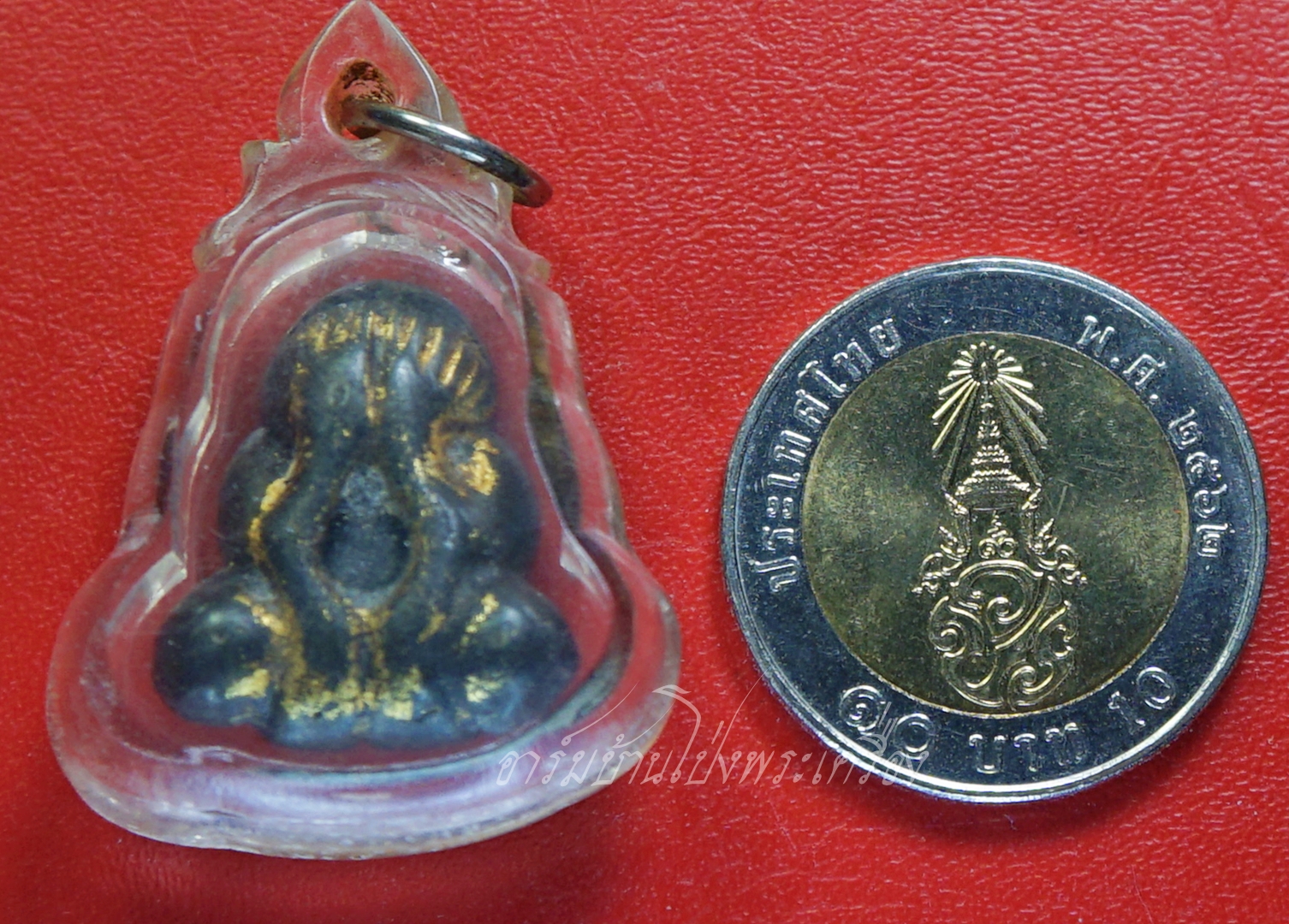 ปิดตา ไม่ทราบที่ เนื้อโลหะปิดทอง(องค์ที่1)