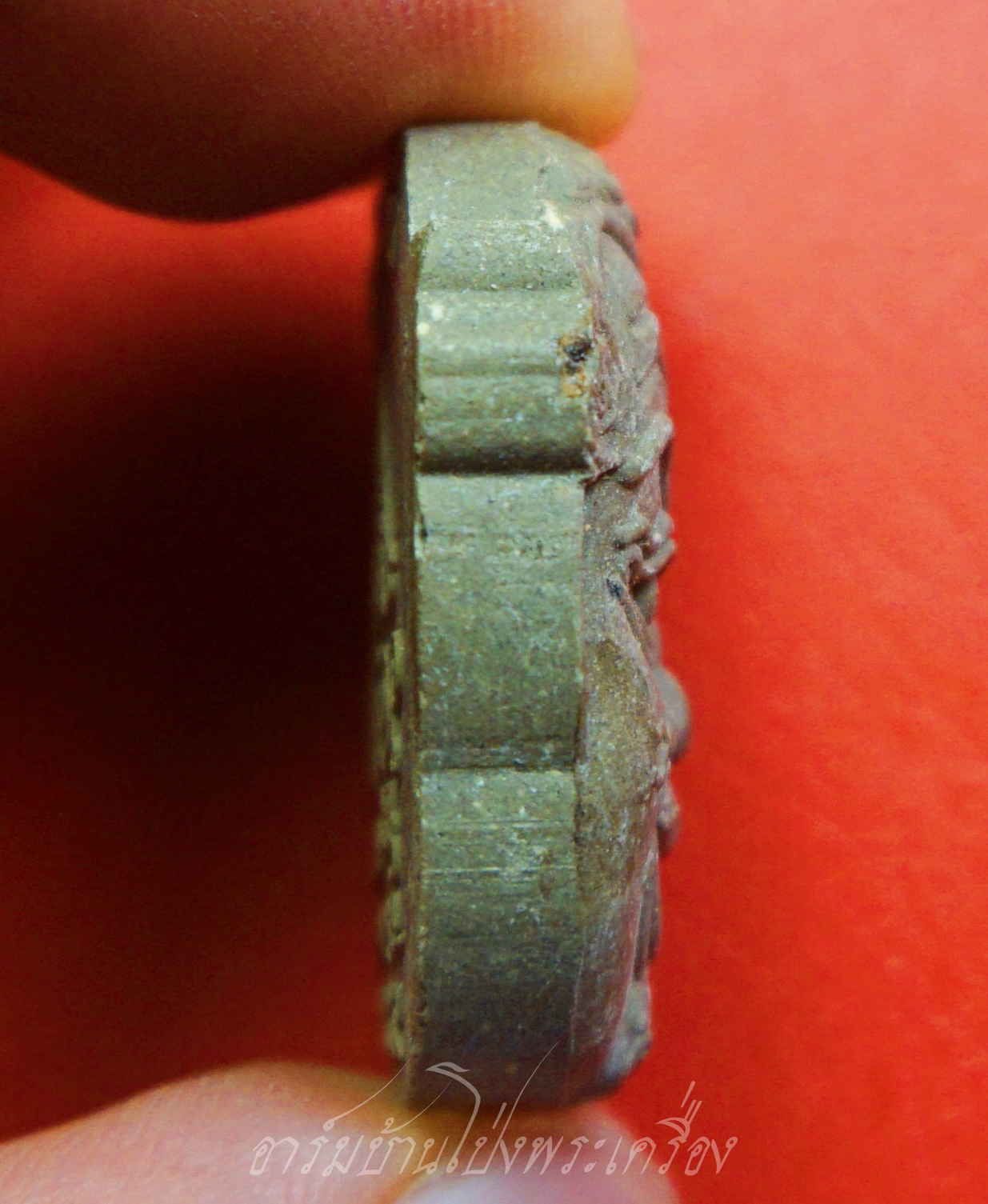 เจ้าเงาะ ครูบาปองพล สีลสังวโร วัดไชยผาบ จ.เชียงราย รุ่นมนต์จินดามณี เนื้อผงสีเทา(องค์ที่1)