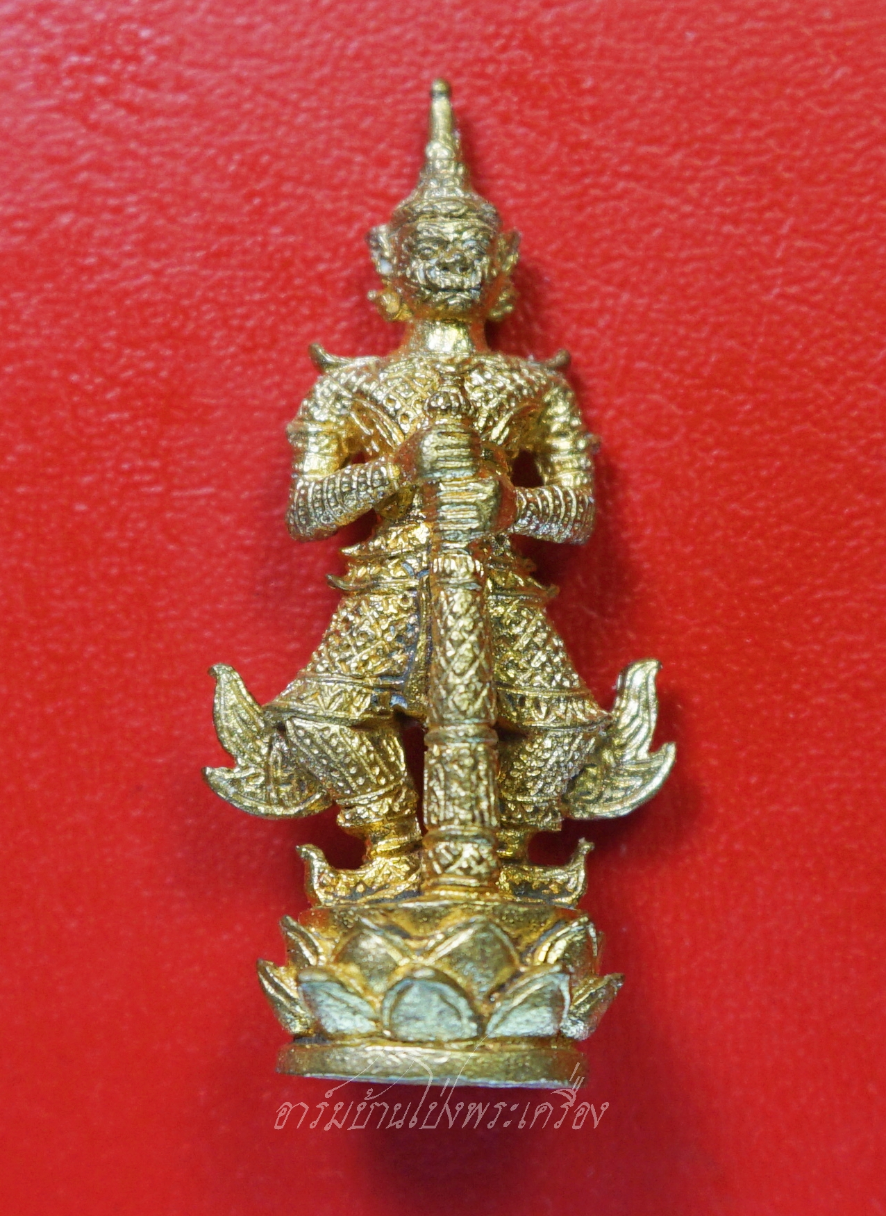 หลวงพ่อสอน วัดลาดบัวขาว ปี๒๕๕๓ ท้าวเวสสุวรรณ พิมพ์ใหญ่ เนื้อฝาบาตร โค๊ตดอกบัว เลข๑๐๔๓(องค์ที่1)