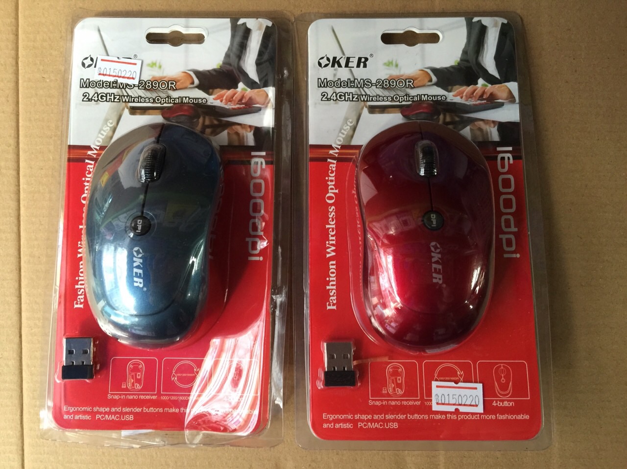 เม้าส์ mouse ไร้สาย oker MS-2890E