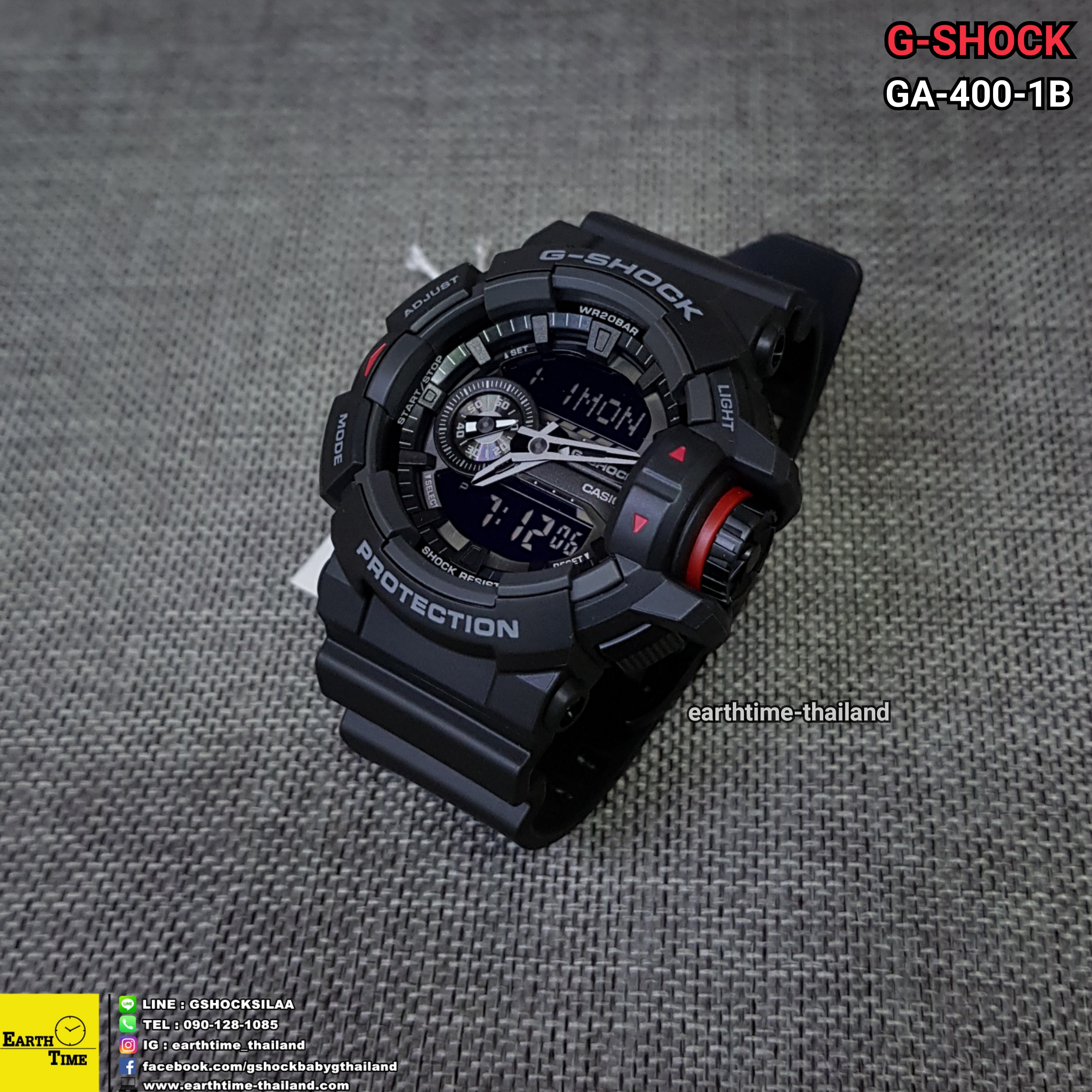 G-Shock ของใหม่แท้100% รับประกัน 1 ปี GA-400-1BDR