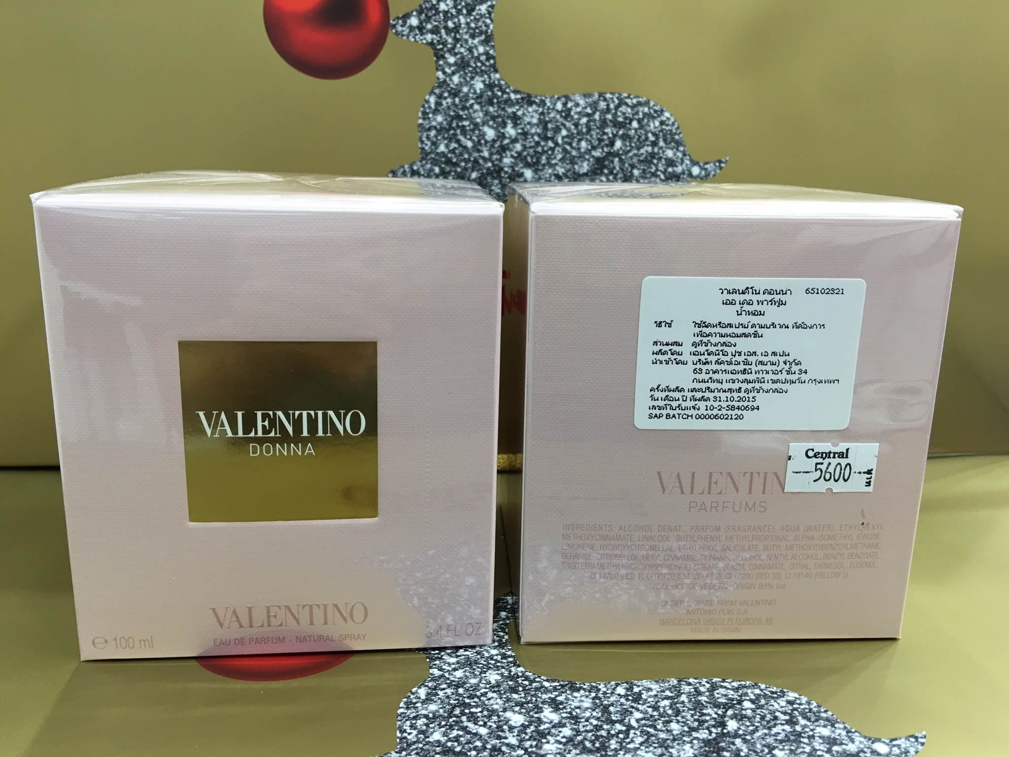 น้ำหอม Valentino Donna EDP 100ml. น้ำหอมแท้ 100%